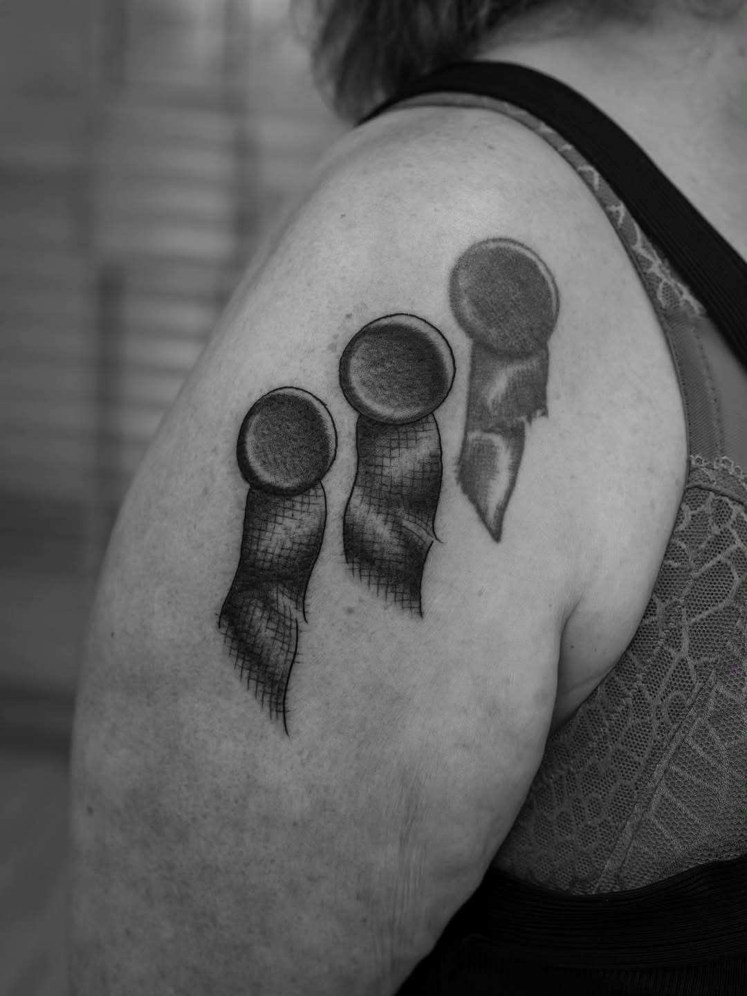 Tattoo by @bramadey — black_and_grey