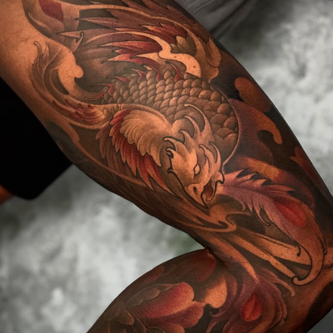 Tattoo by @jameshallcreative — japanese_irezumi, realism