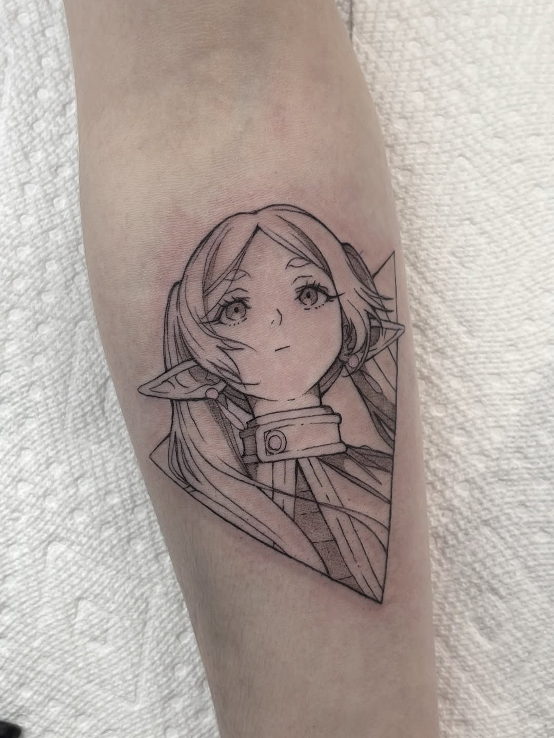 Tattoo by @harleetattoos — anime