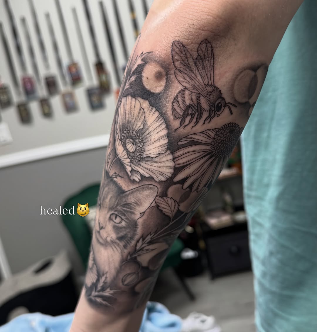 Tattoo by @modinerostattoos — realism, black_and_grey
