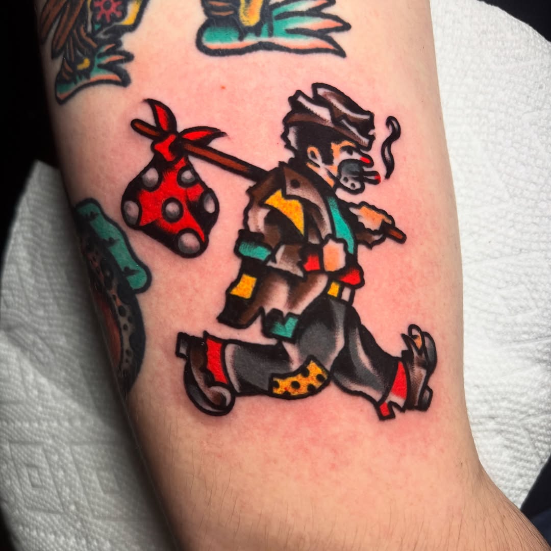Tattoo by @trash.fires — american_traditional