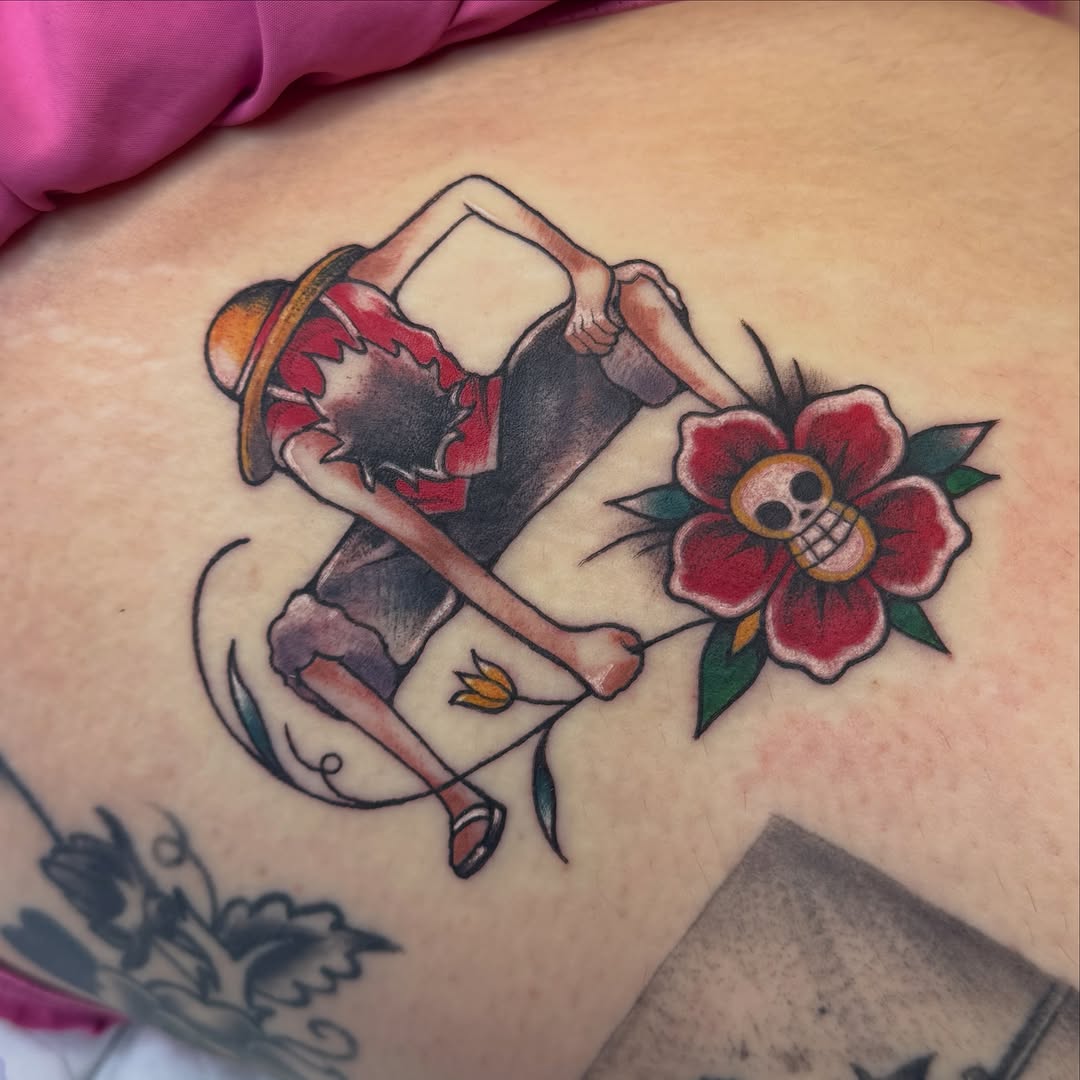 Tattoo by @anderstattoo — american_traditional, anime