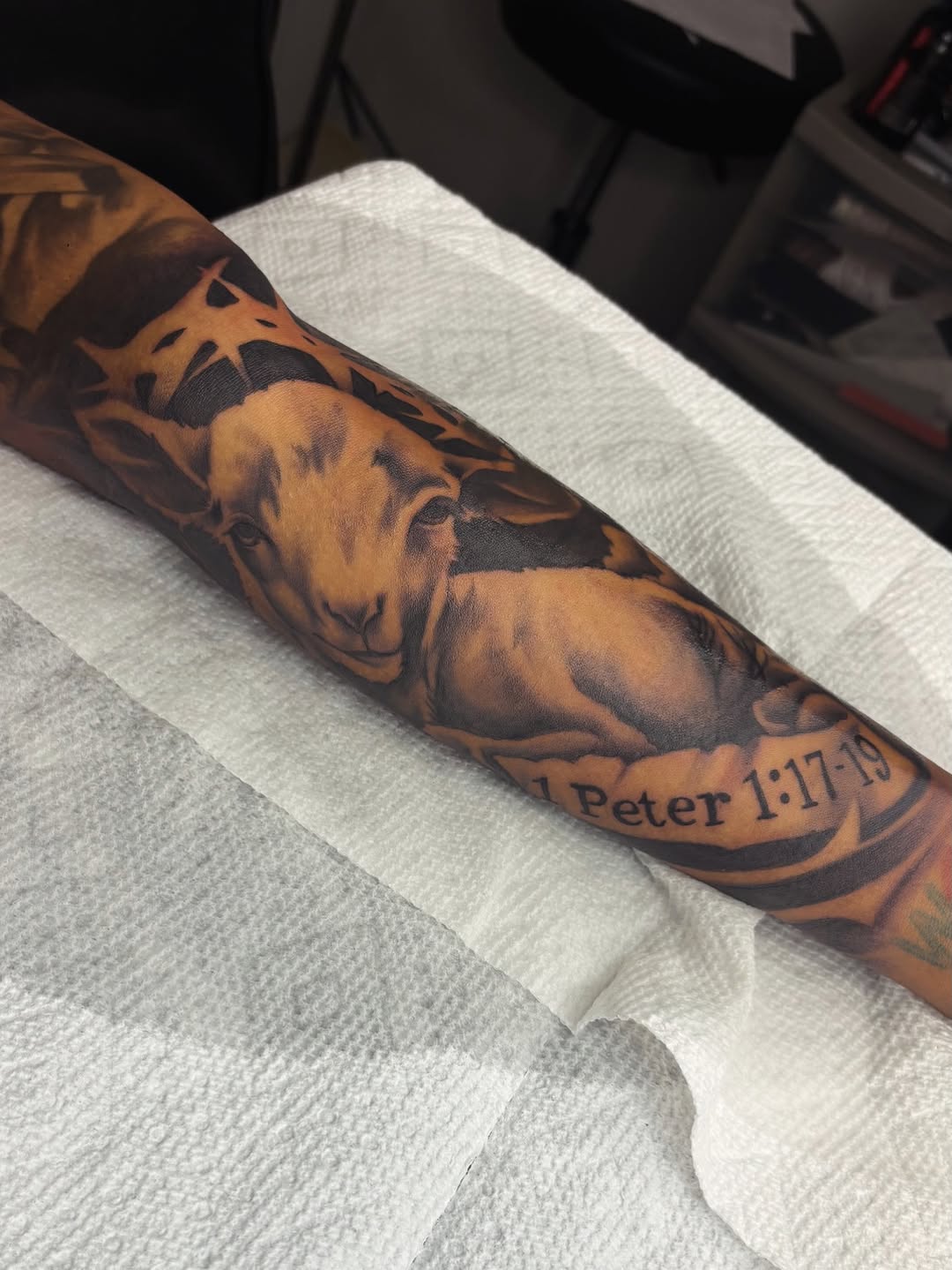 Tattoo by @10ktop_ink — realism, black_and_grey
