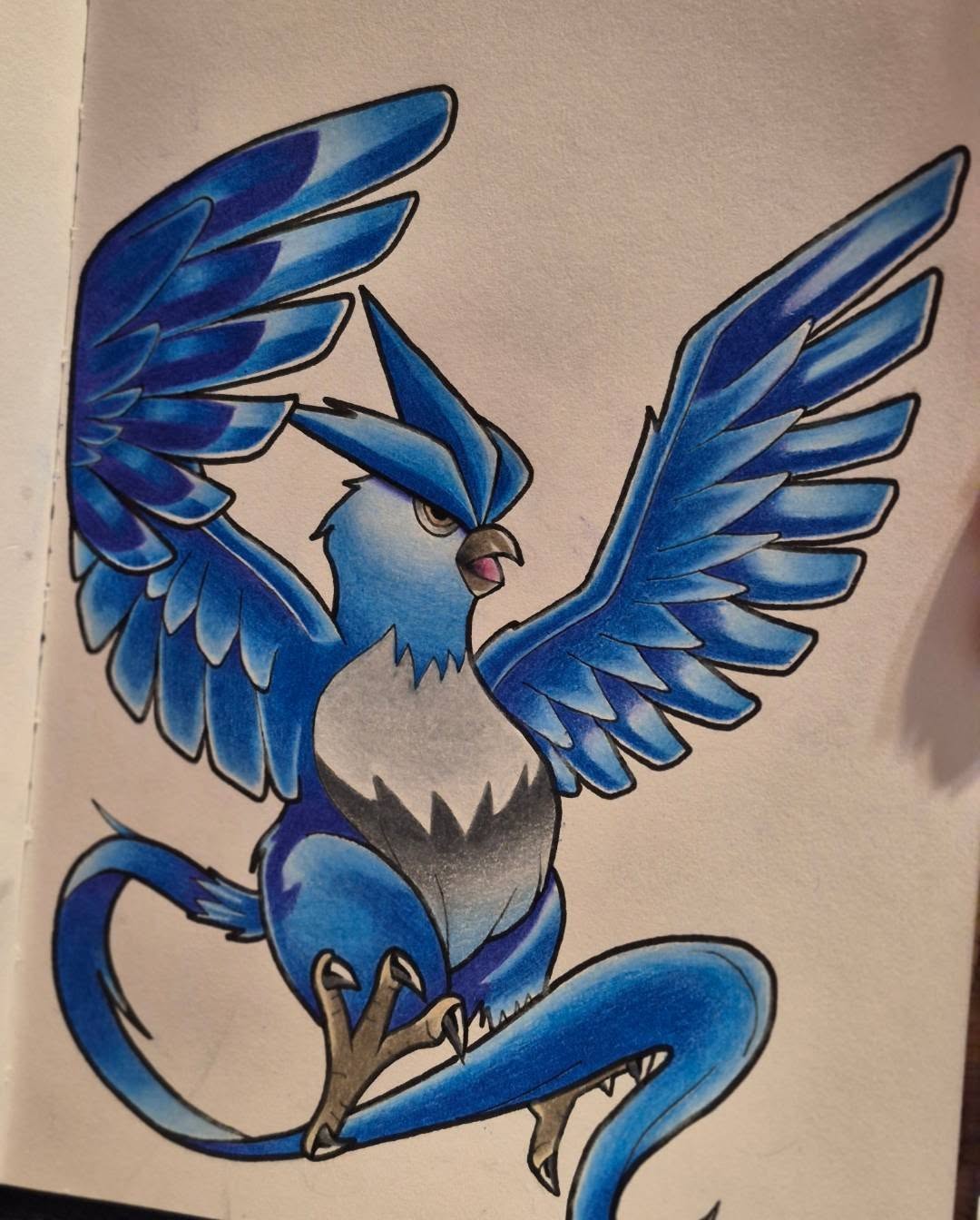 Bird new school tattoo by Bobby H