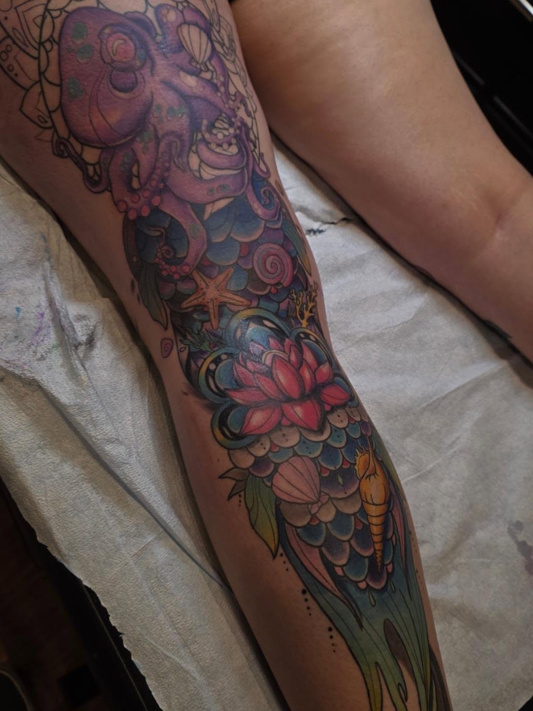 Tattoo by @embermoontattoos — neo_traditional, realism
