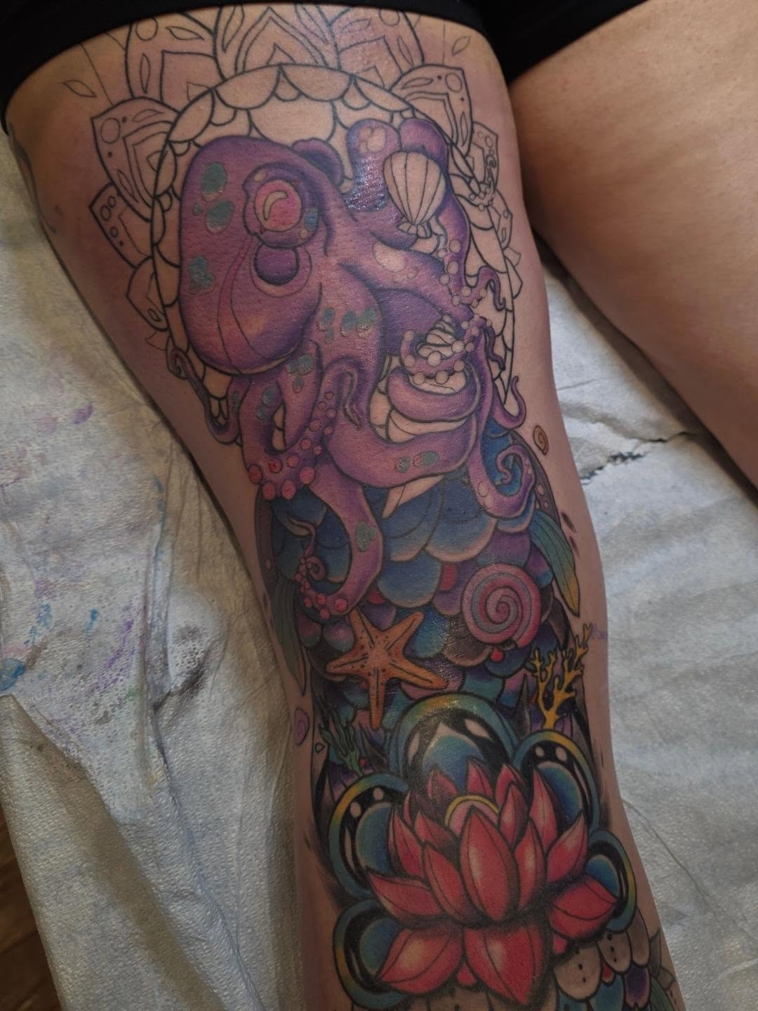 Tattoo by @embermoontattoos — neo_traditional, realism
