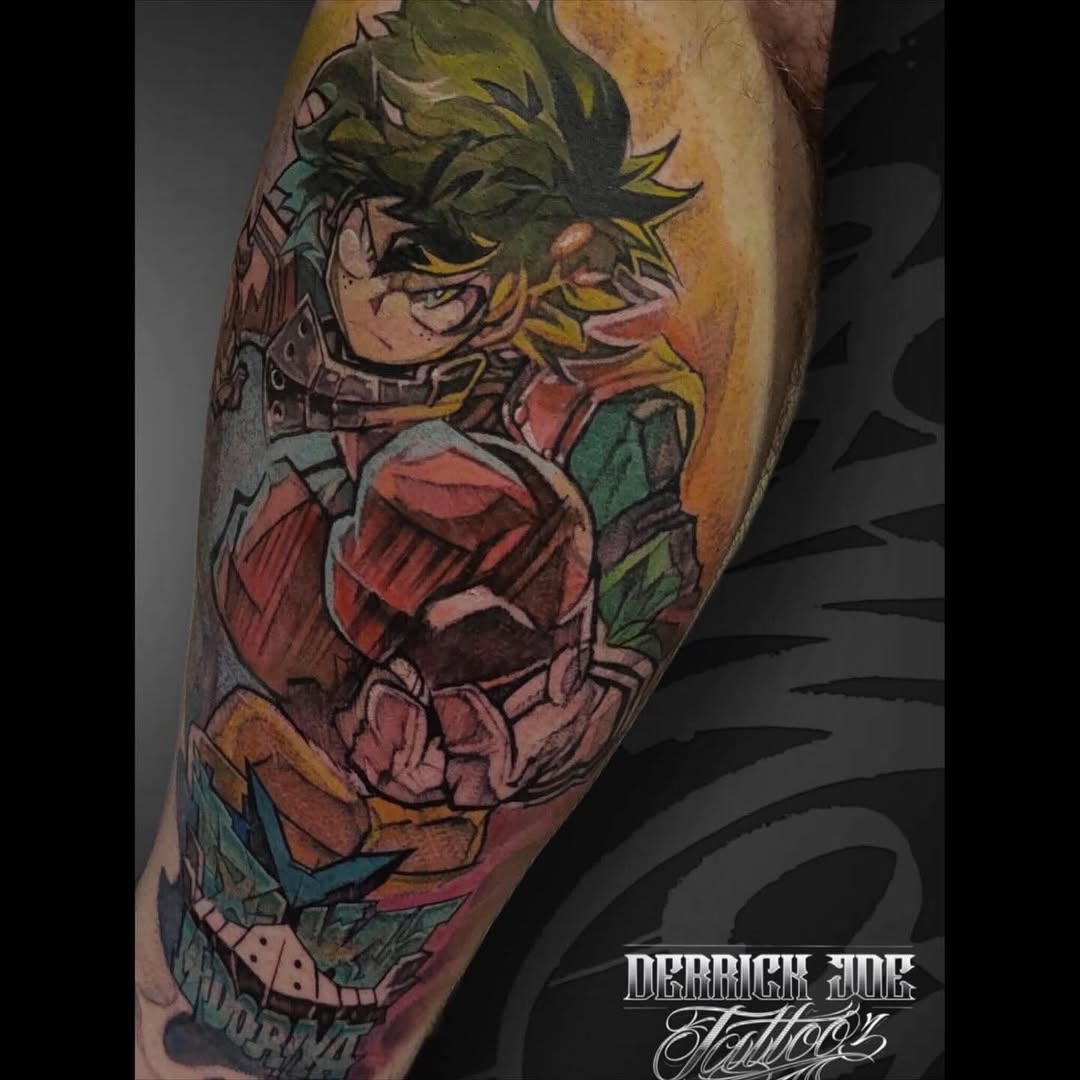 Tattoo by @derrickjoetattooz — anime