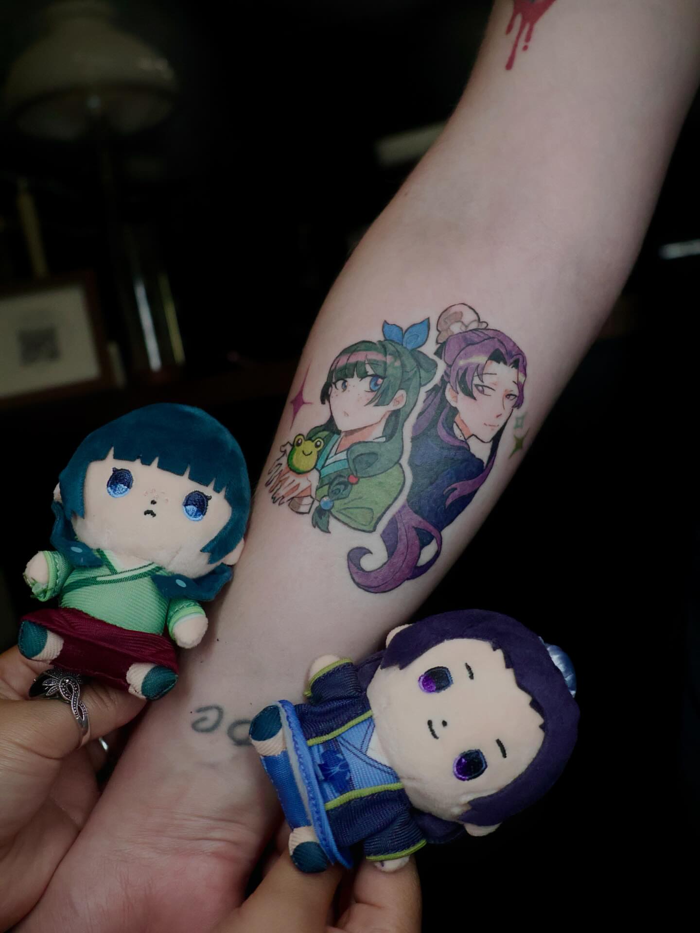 Anime characters anime tattoo on the forearm by ๐๐๐โฆ้ชๆขจ๐