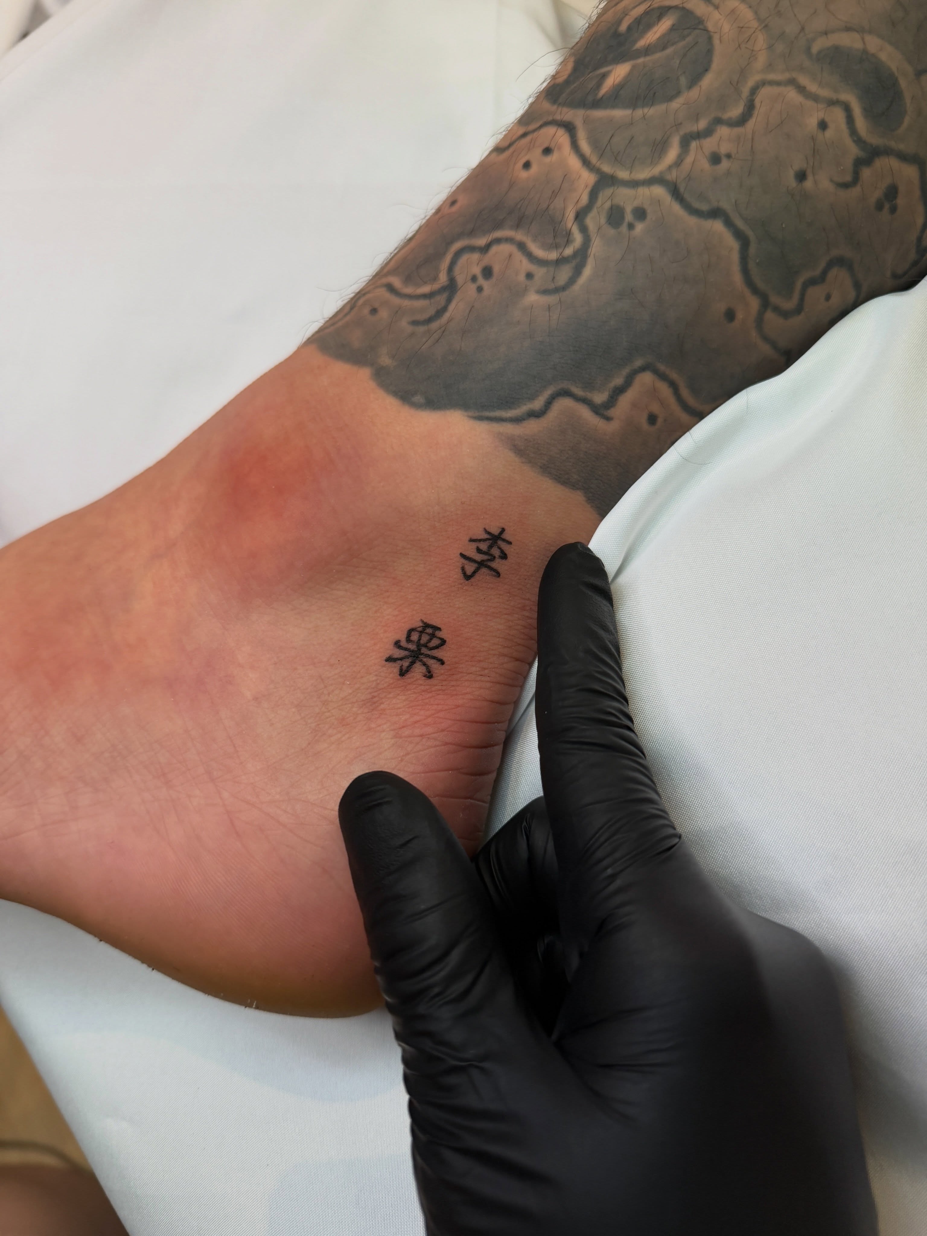 Tattoo by @lulu.ttttttt — black_and_grey