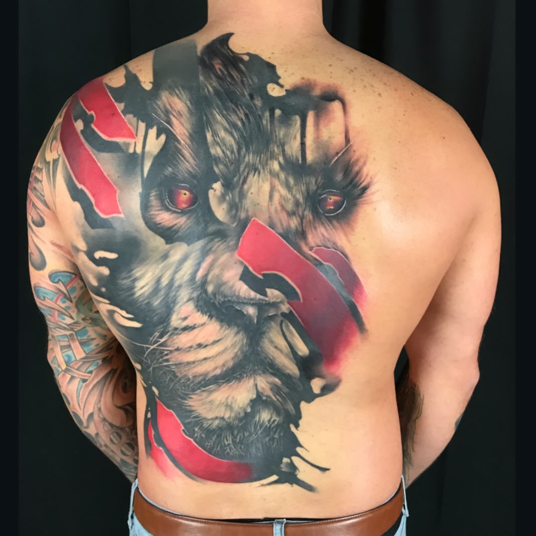 Tattoo by @inklifecrazy — realism, trash_polka