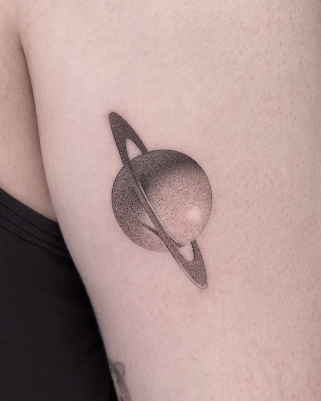 Tattoo by @nuku_tattoo — dotwork, black_and_grey