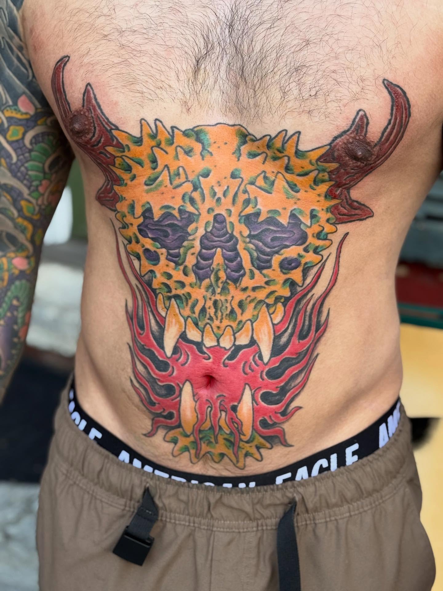 Tattoo by @joshftwtattoo — american_traditional, dotwork