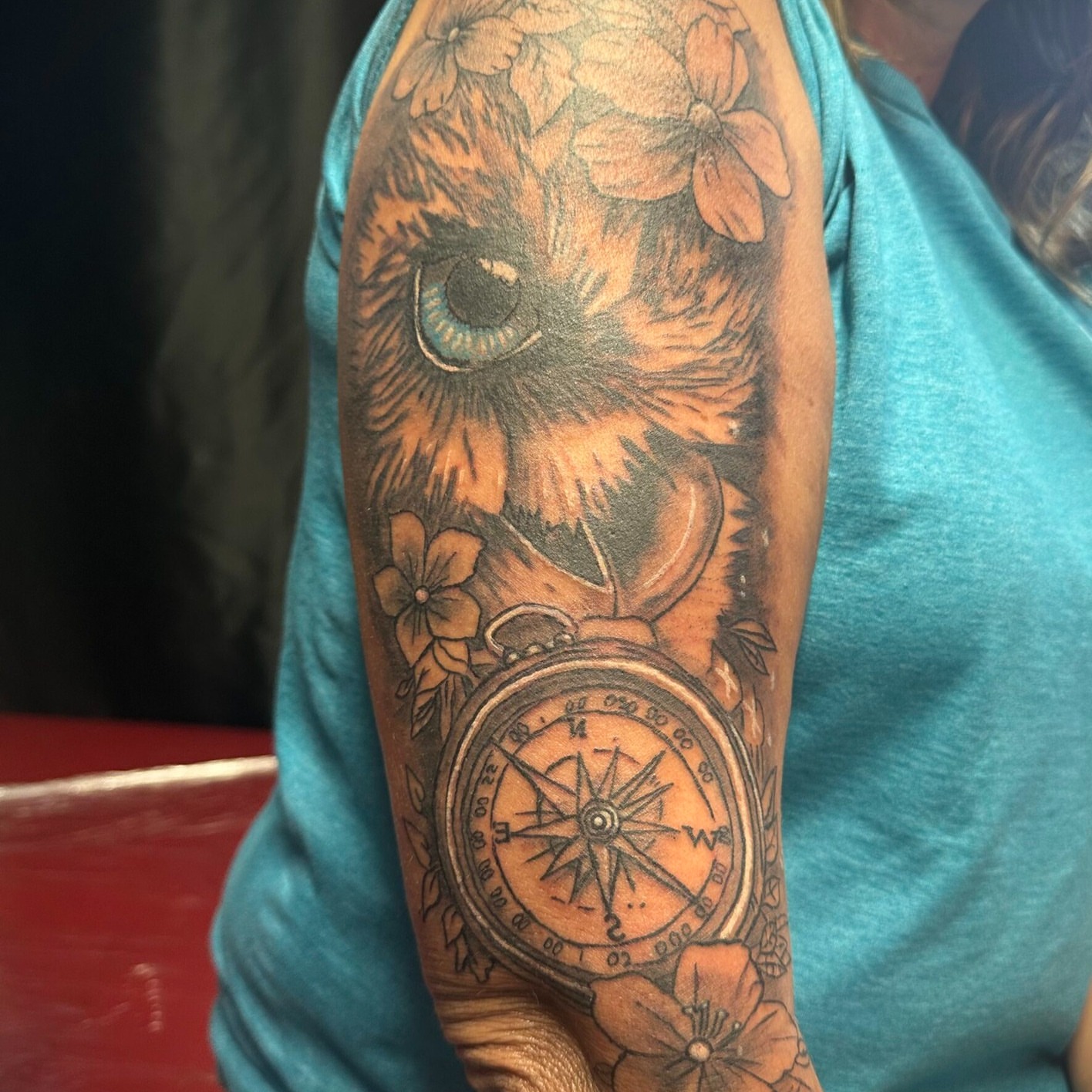 Tattoo by @tit_4_tatz — realism, black_and_grey