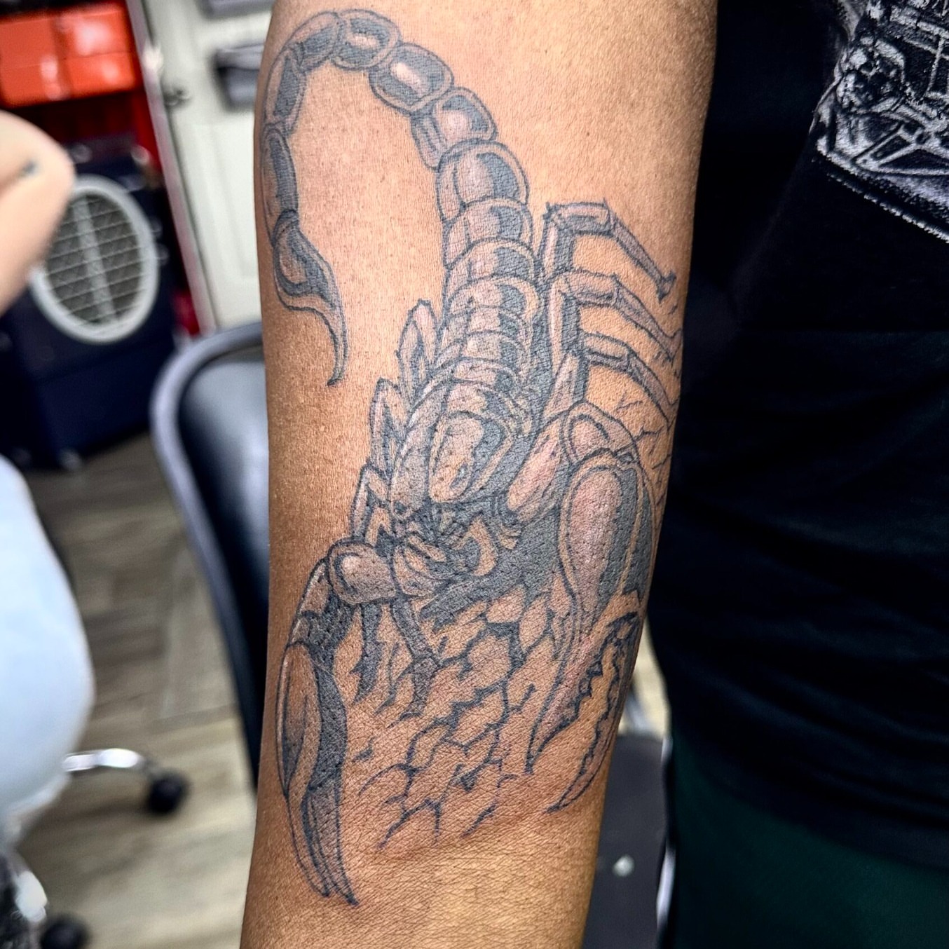 Tattoo by @tit_4_tatz — black_and_grey