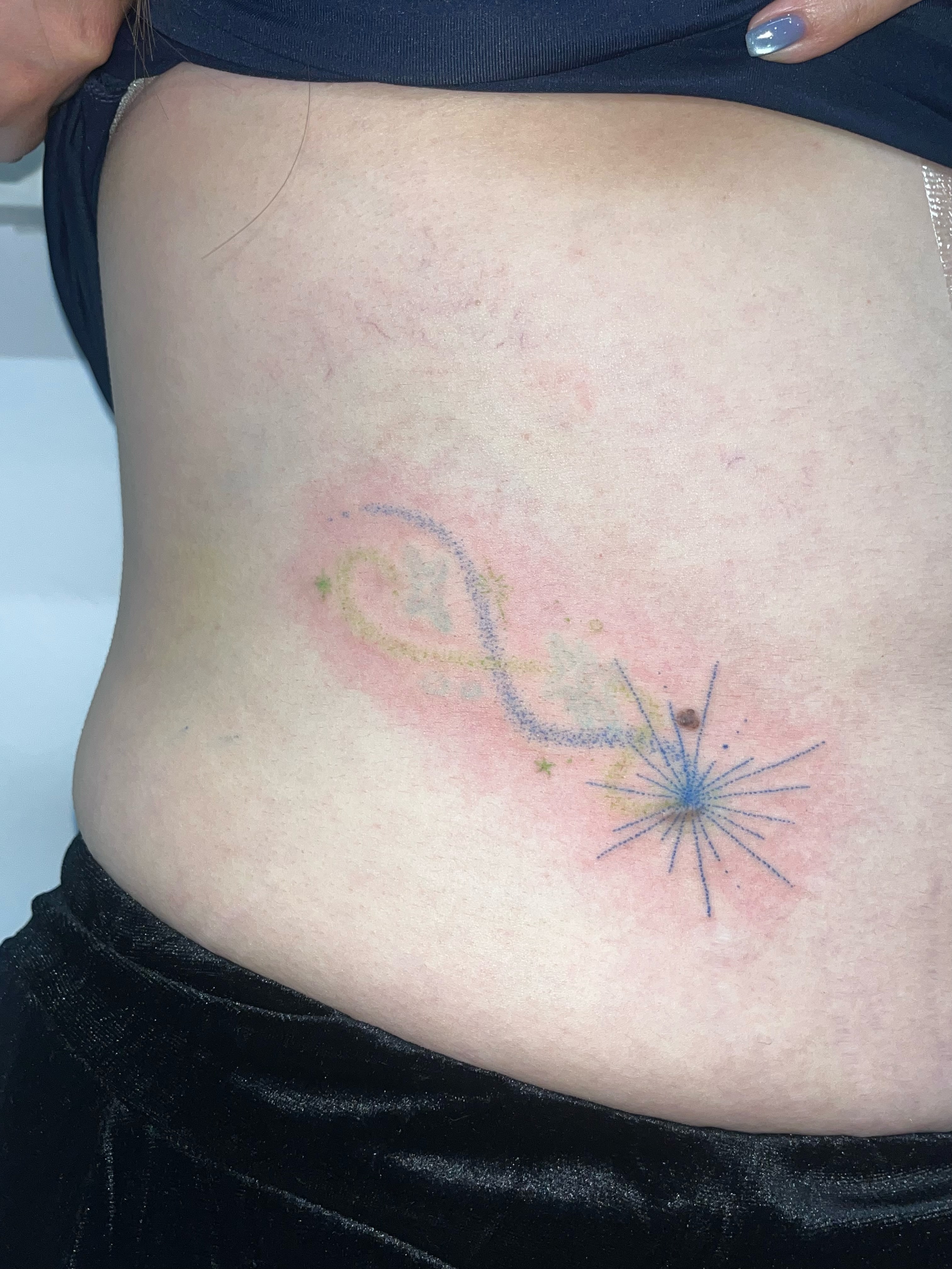 Tattoo by @bokchi_poke — dotwork