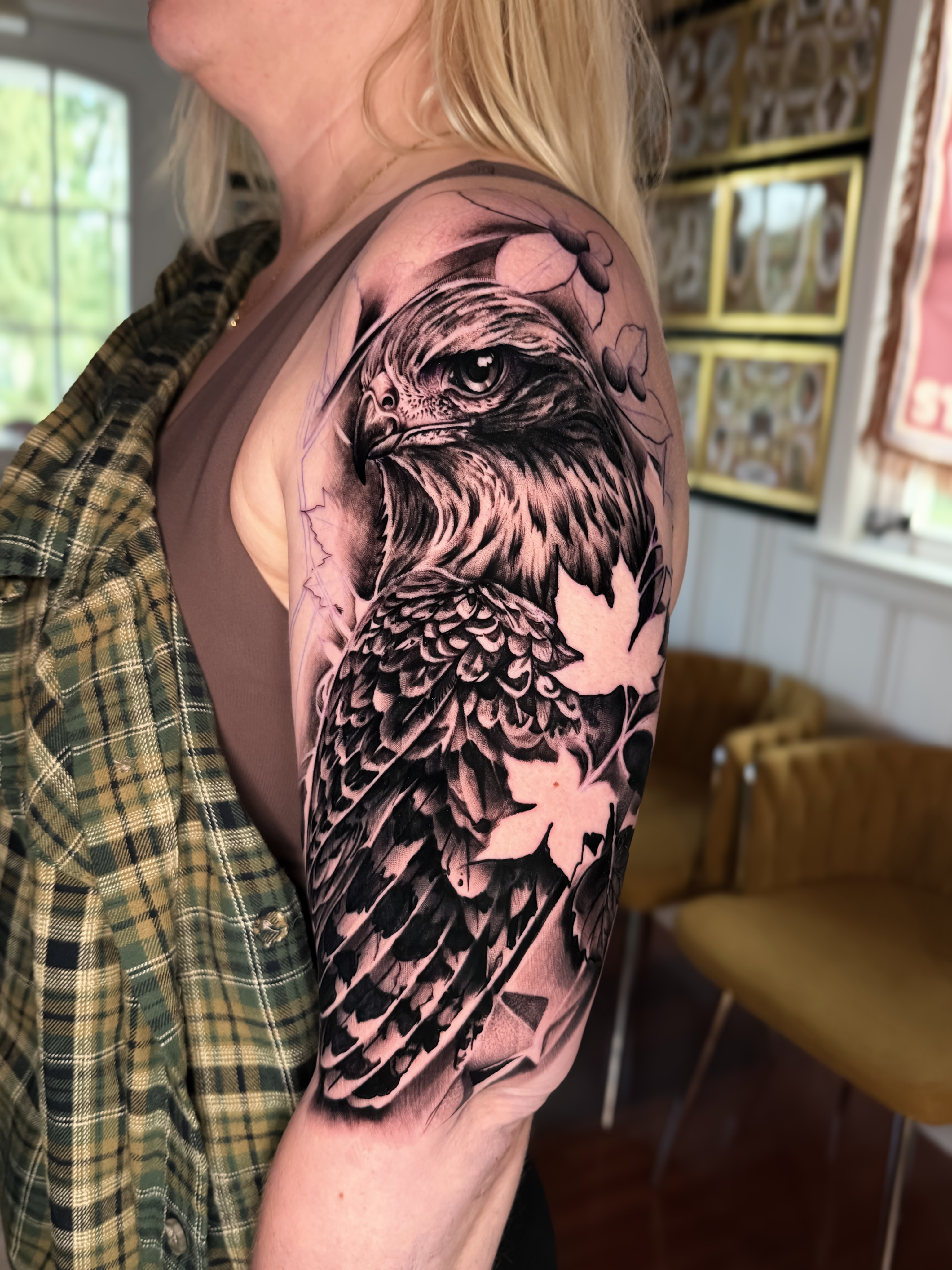 Tattoo by @imatattooer — realism, black_and_grey