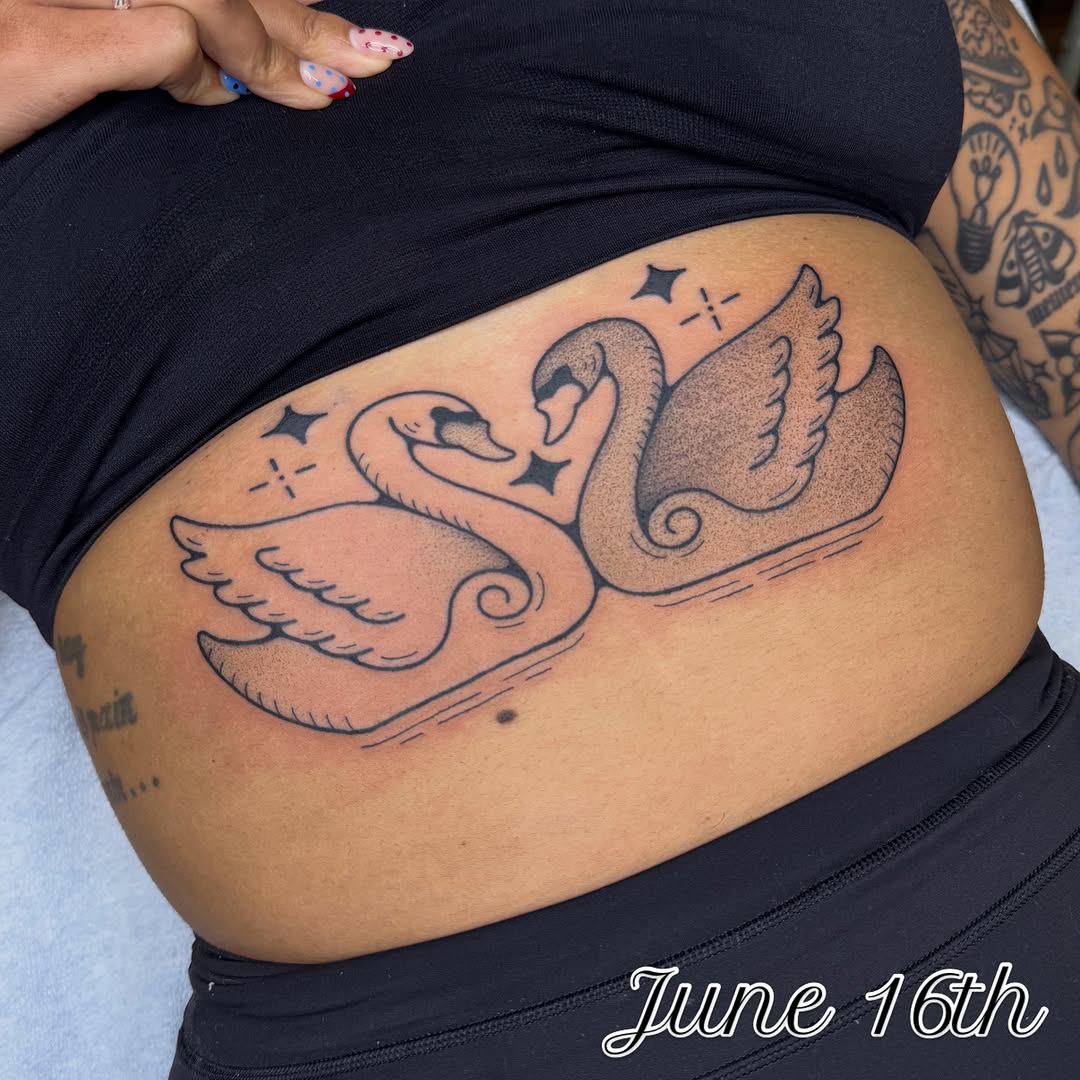 Tattoo by @beltanebeetattoo — black_and_grey