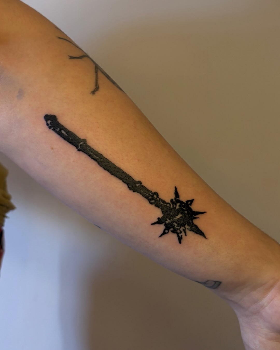 Tattoo by @cupidstunts__ — black_and_grey