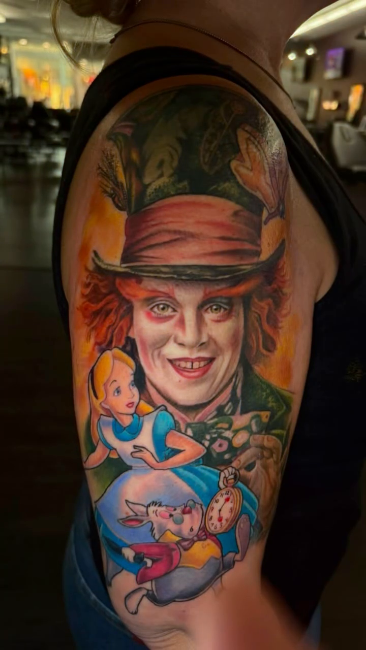 Tattoo by @artofpaulhicks — realism, trash_polka