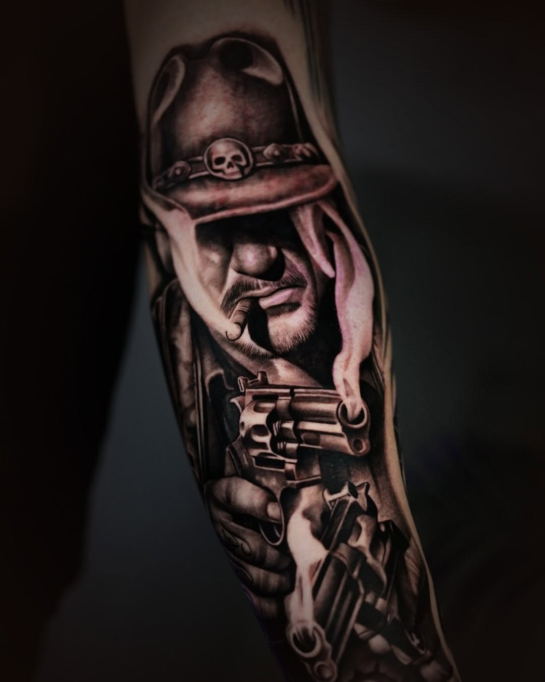 Tattoo by @flamure_tattoo β realism, black_and_grey