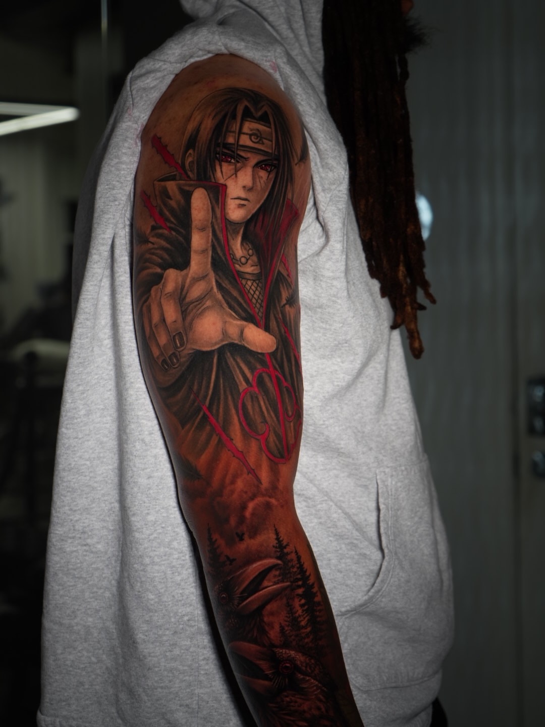 Tattoo by @tattsbyethan_ — anime, realism