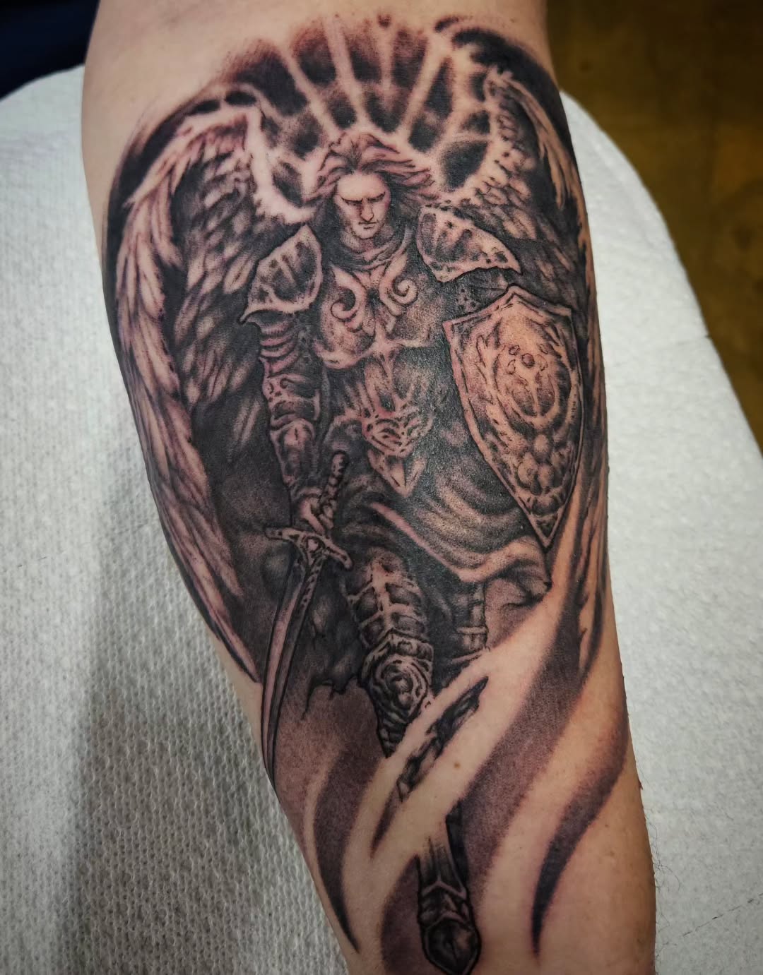 Tattoo by @d.r_tattoos — realism, black_and_grey