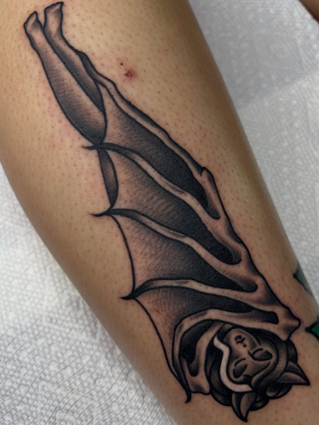 Tattoo by @mattalexandertattoo — black_and_grey, neo_traditional