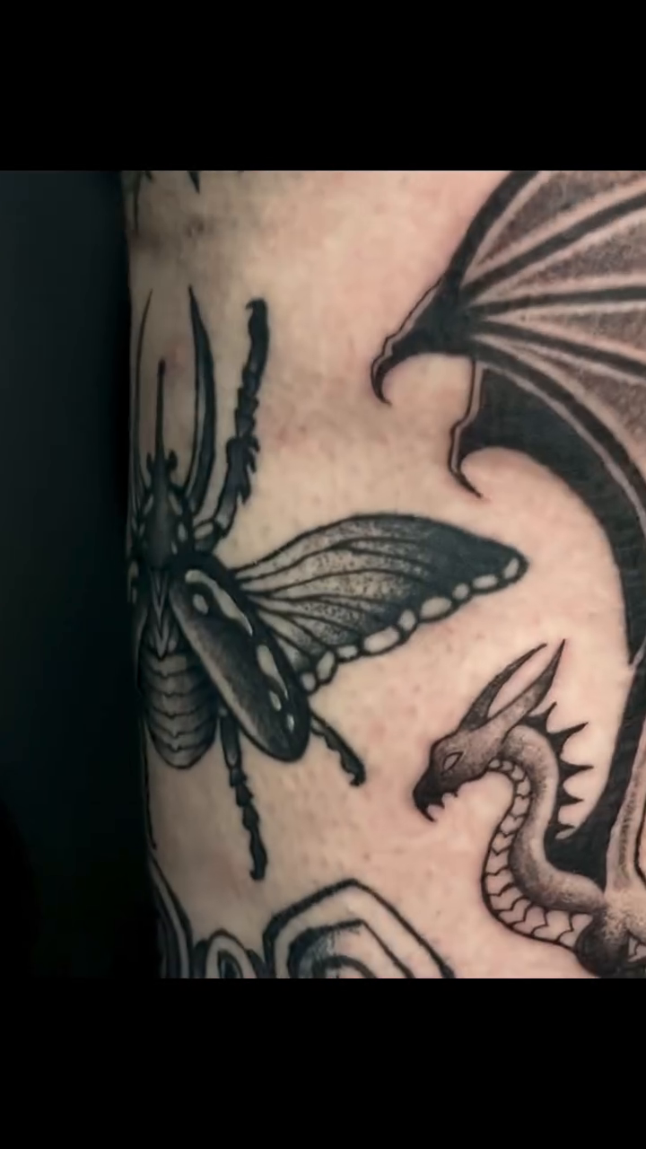 Tattoo by @abbyruoktattoo — black_and_grey, realism