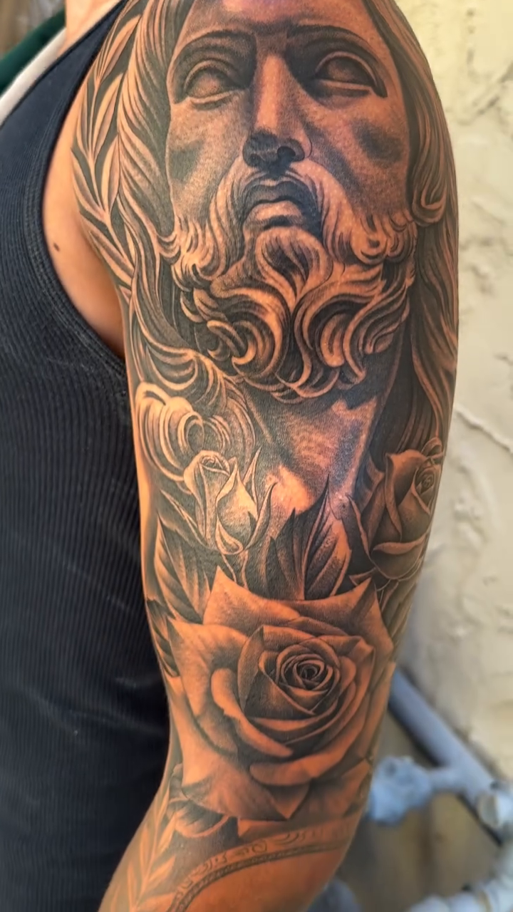Tattoo by @7opez — realism, black_and_grey