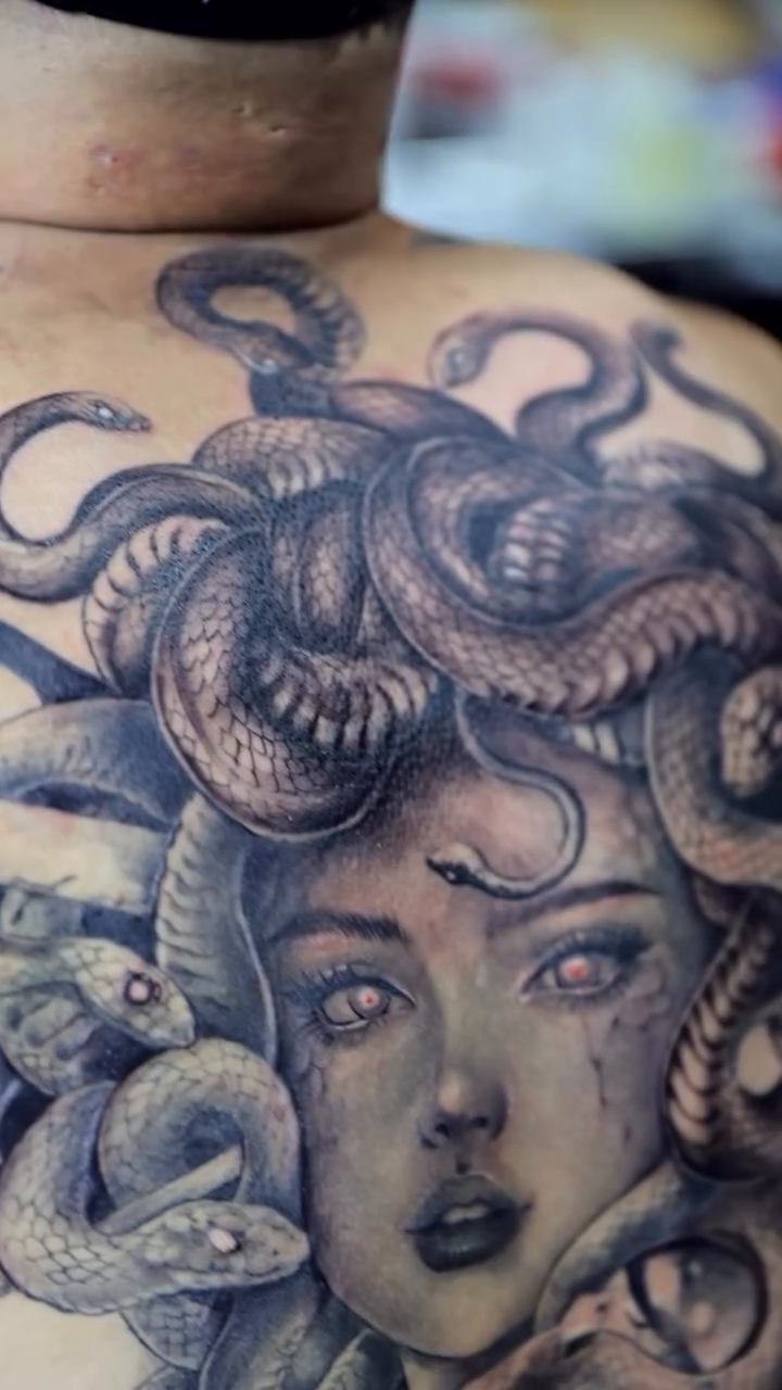 Tattoo by @1kc_laurenbeee — realism, black_and_grey