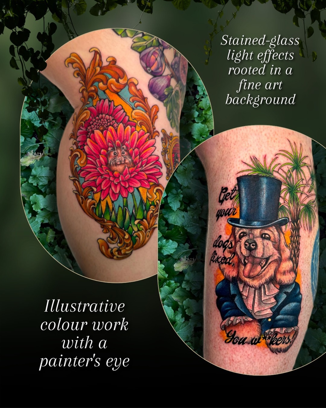 Tattoo by @moggtattoo β illustrative