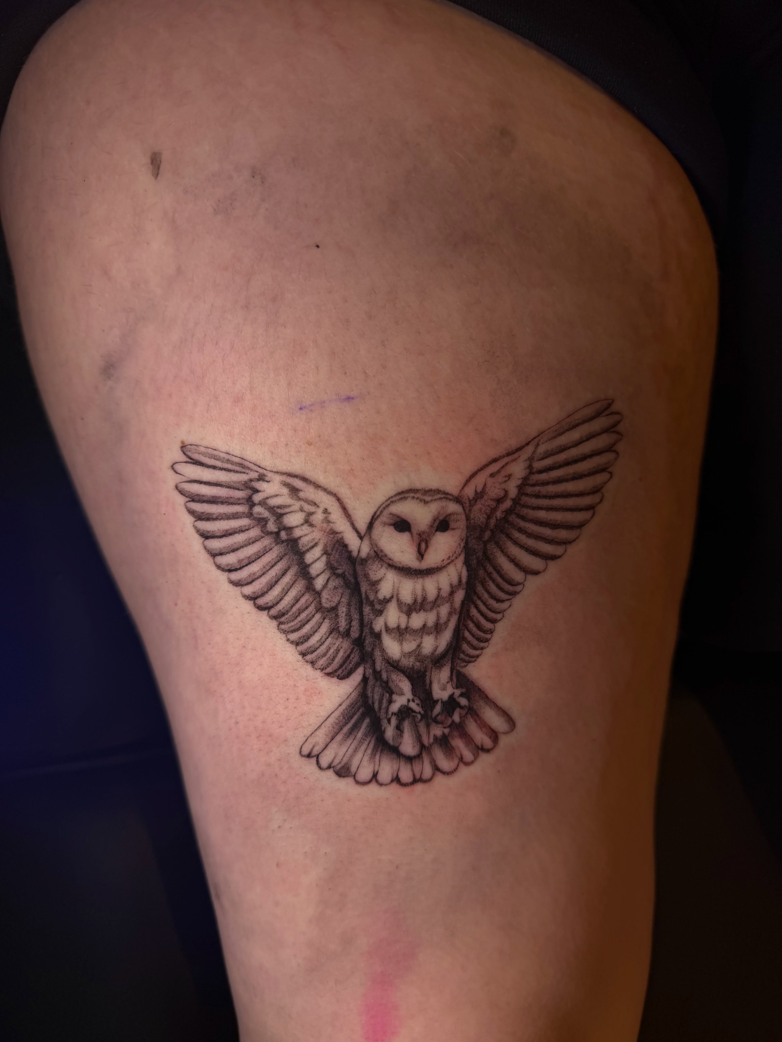Tattoo by @ava_defalco — black_and_grey