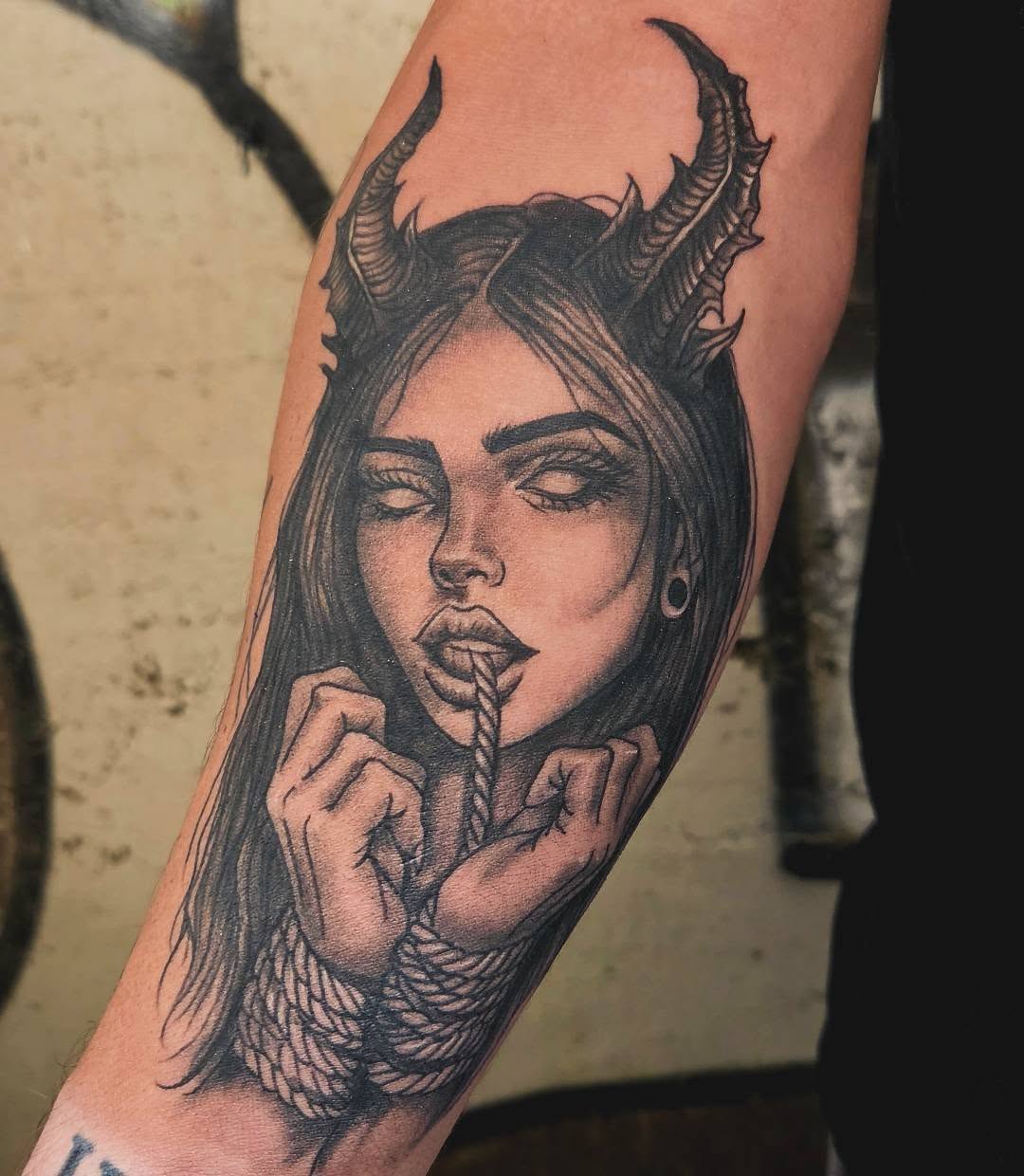Tattoo by @hutch_tat — black_and_grey, realism