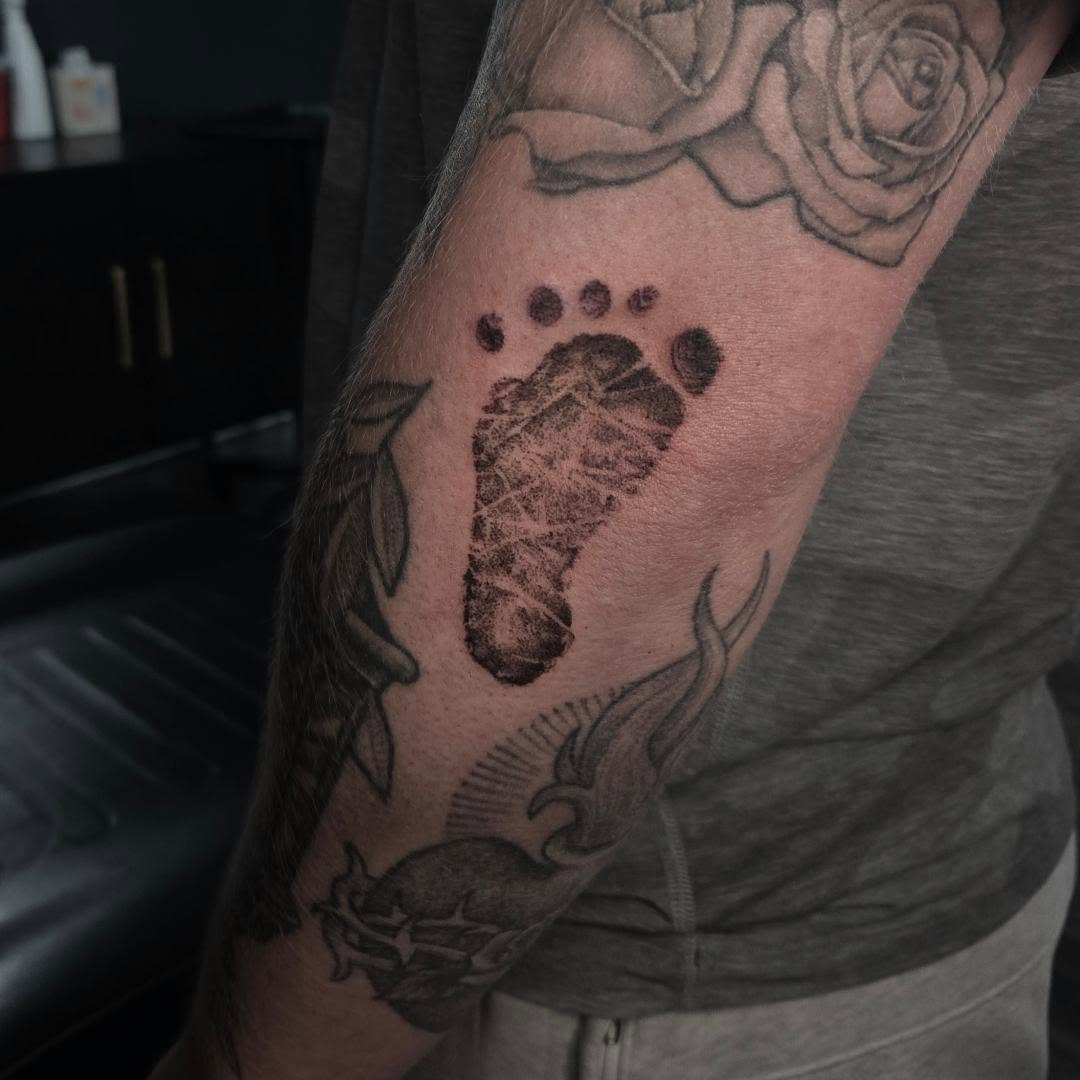 Tattoo by @alexandraathenstattoo — realism, black_and_grey