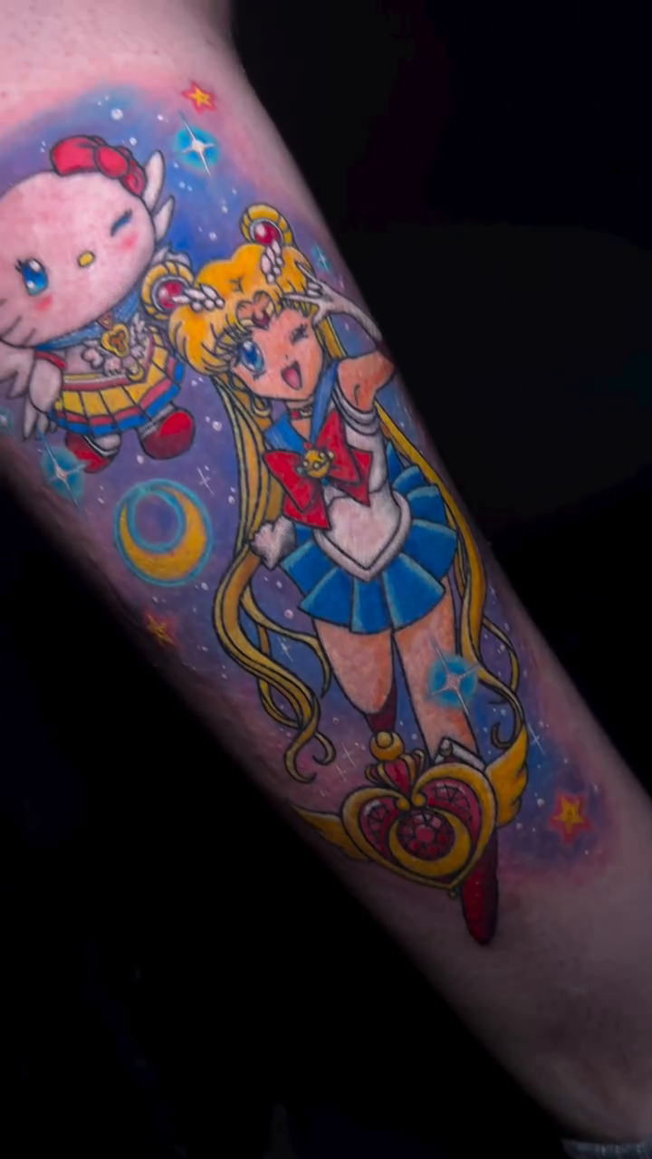 Tattoo by @goulish.tattoos — anime