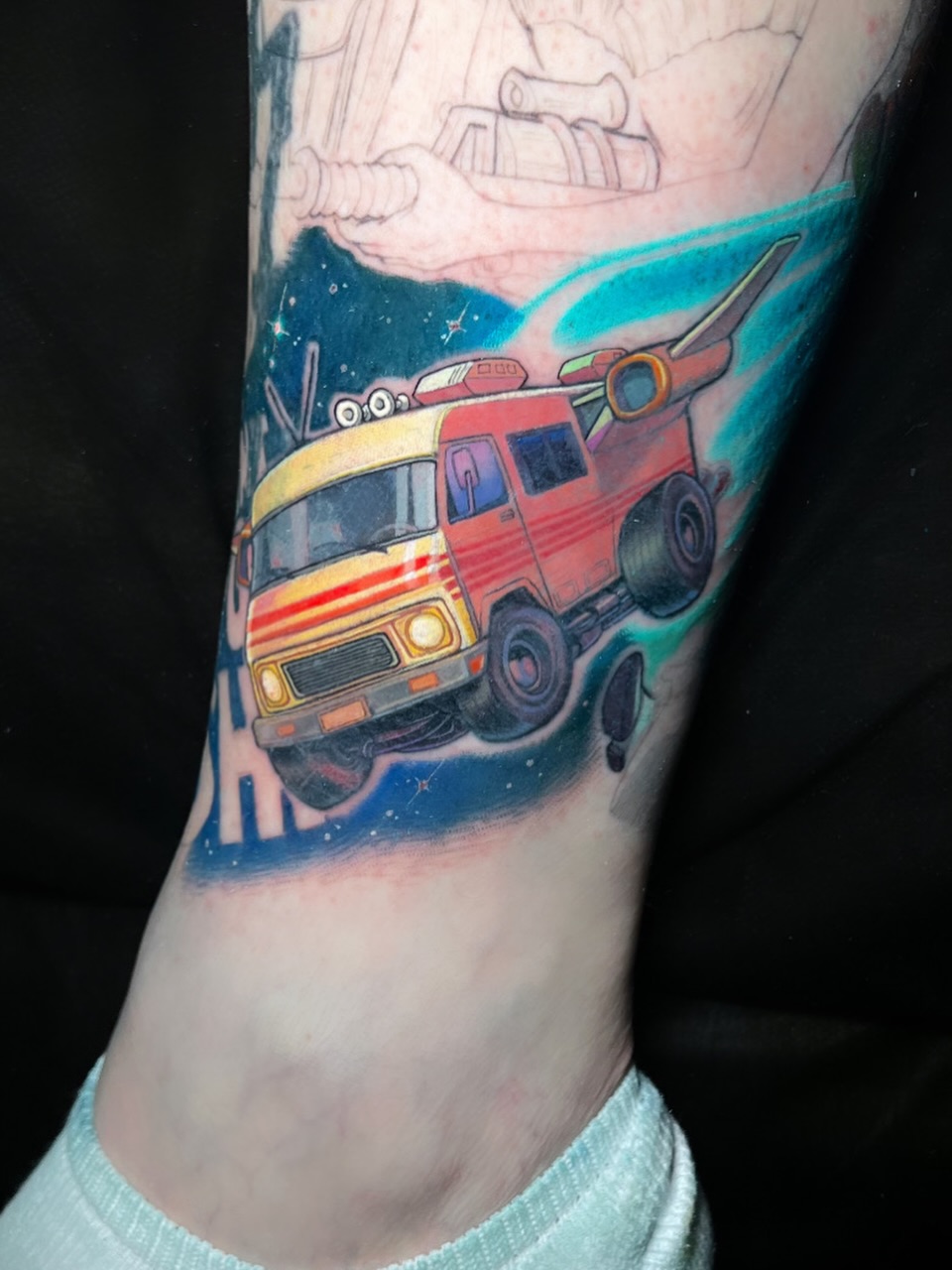 Tattoo by @2cartoony4me โ new_school, anime