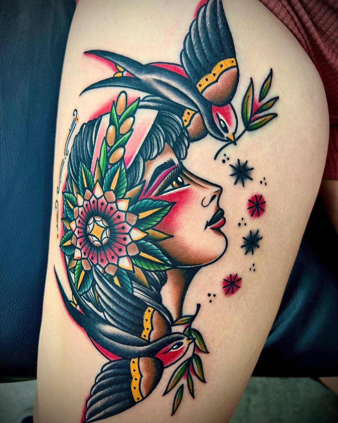Tattoo by @pennyboy_tattooartist — american_traditional, neo_traditional