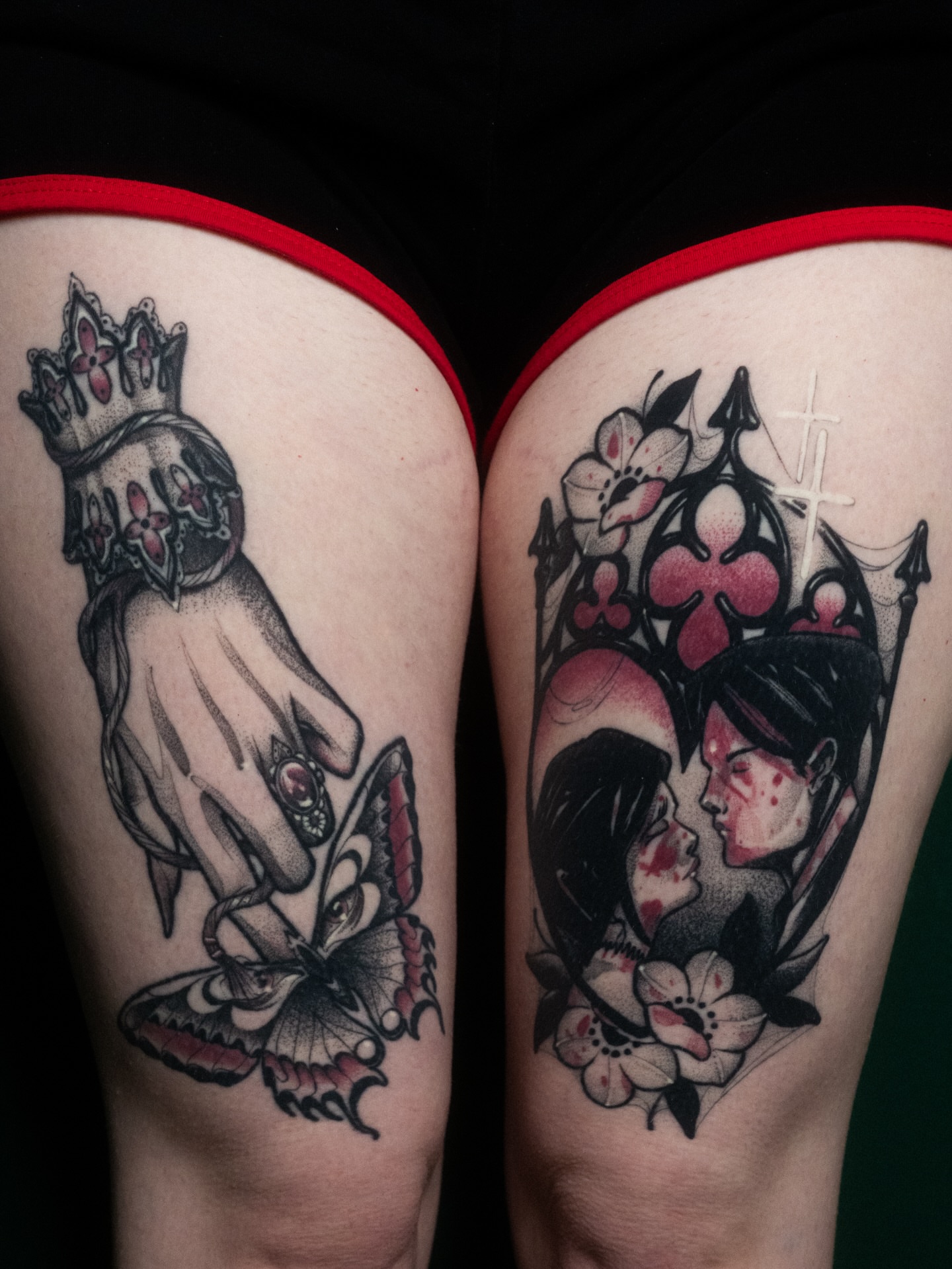 Tattoo by @robiscoffee — american_traditional, black_and_grey