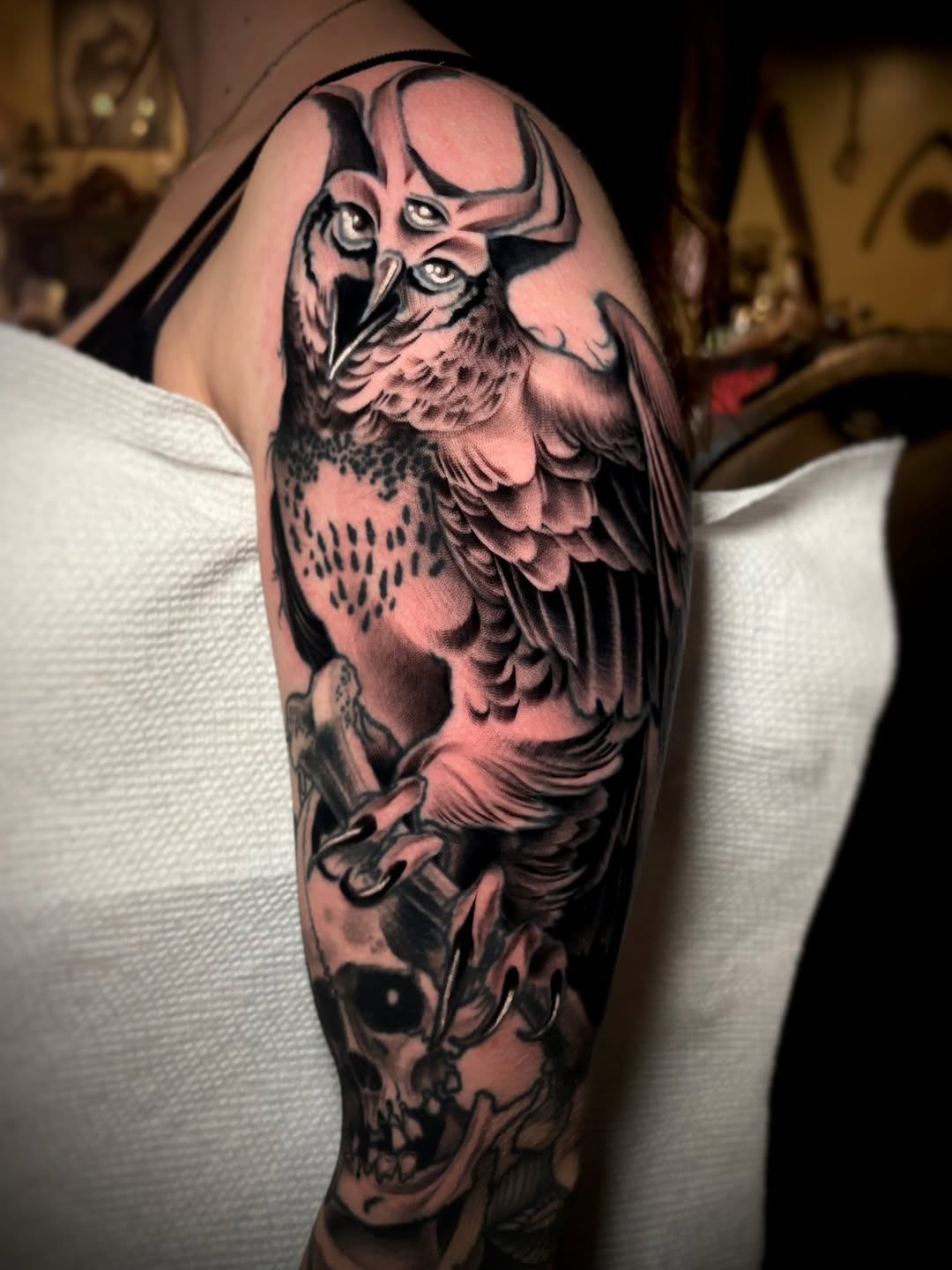 Tattoo by @jeffsaunderstattoo β black_and_grey, realism
