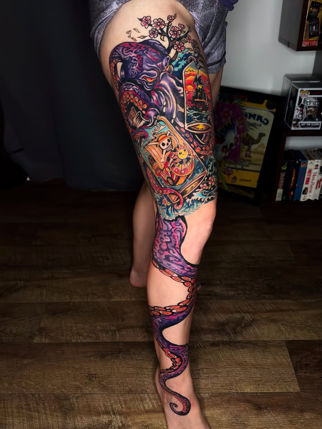 Tattoo by @butz.tattoos โ new_school, anime