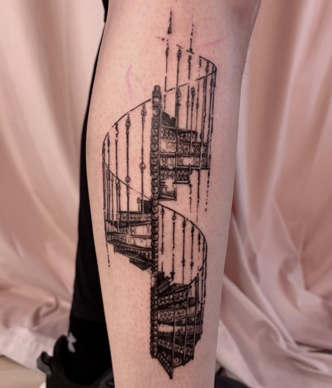 Tattoo by @clairelartstudio — black_and_grey, realism
