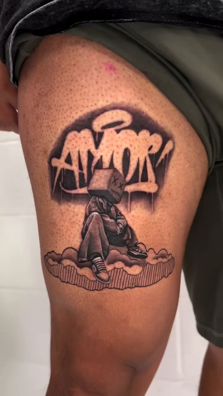 Tattoo by @danithedavinci — black_and_grey, realism