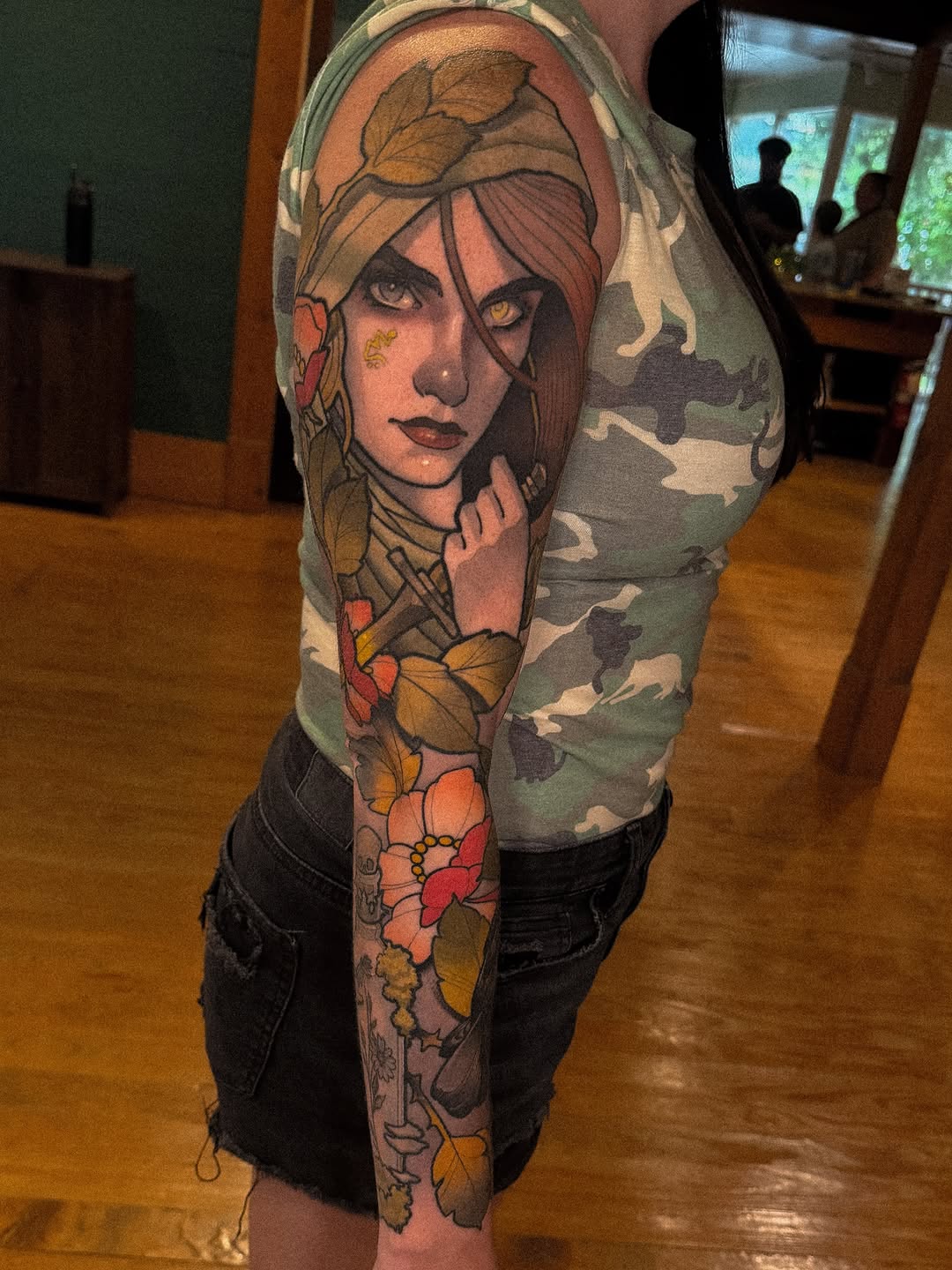 Tattoo by @nathan_thomas_tattoos — realism, neo_traditional