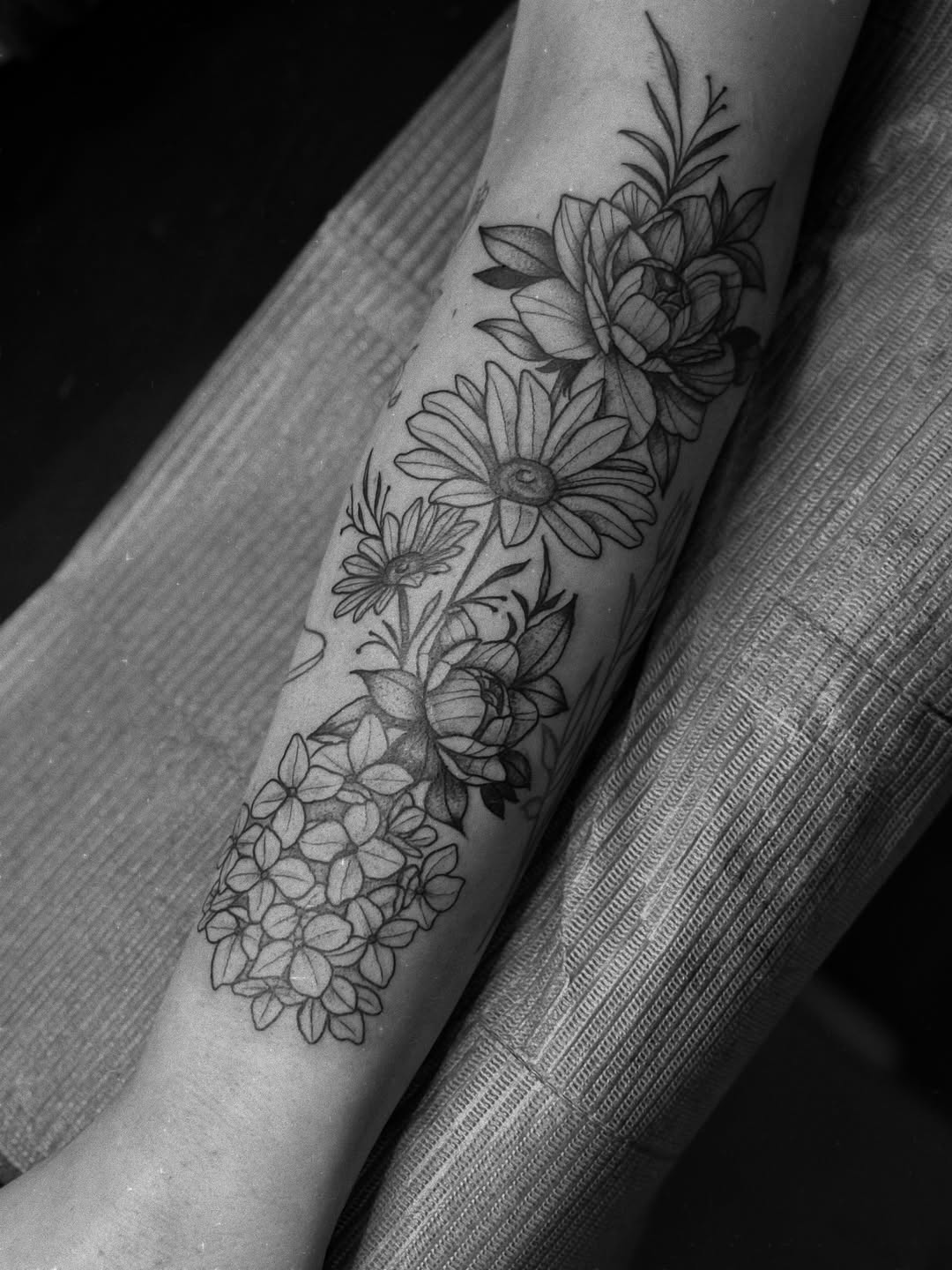 Tattoo by @curbsidetats — fine_line, black_and_grey