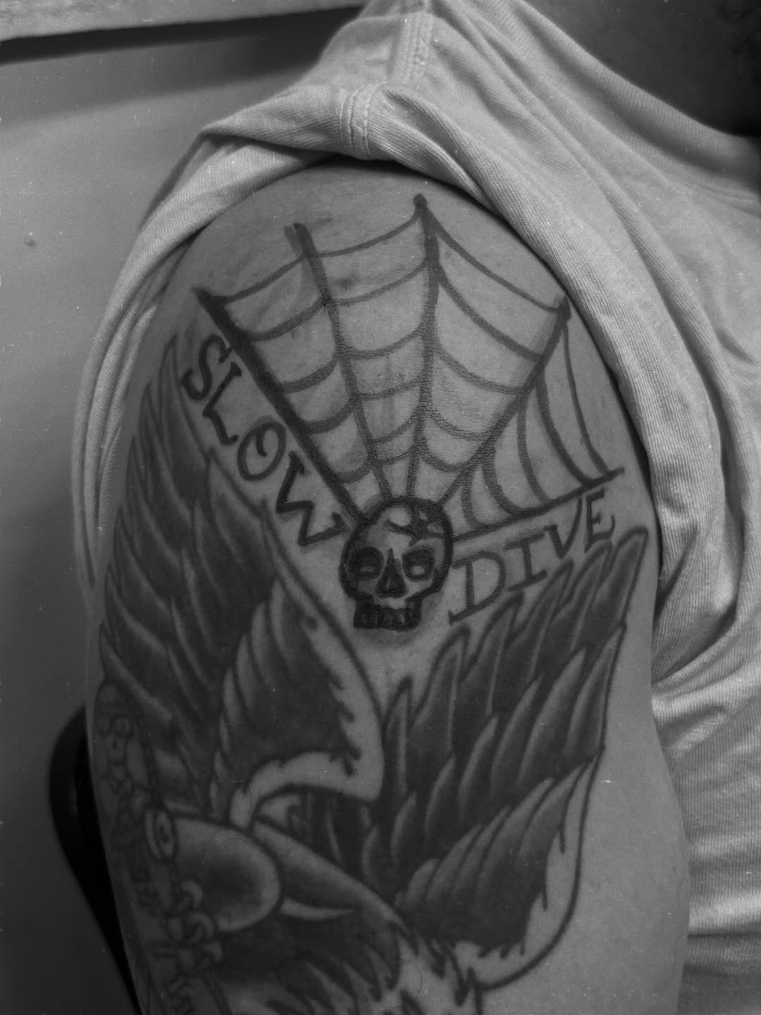 Tattoo by @curbsidetats — american_traditional, lettering_script