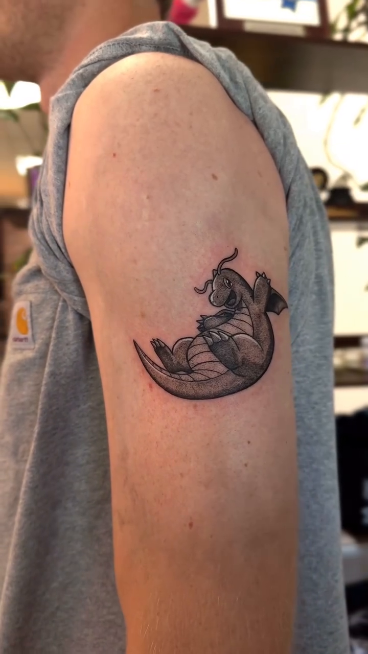 Tattoo by @katemarieink — black_and_grey, realism