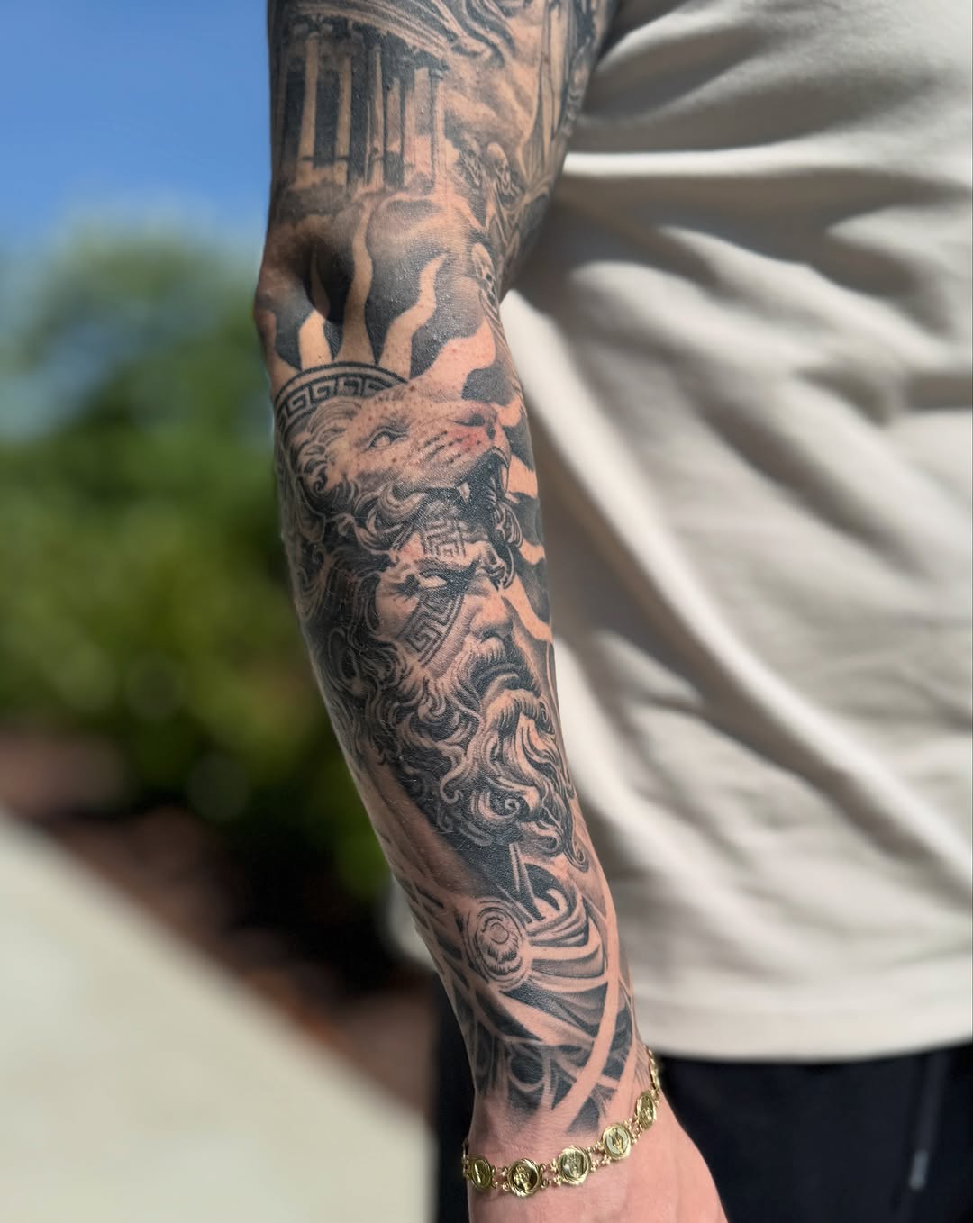 Tattoo by @heavyhitterbam — realism, black_and_grey