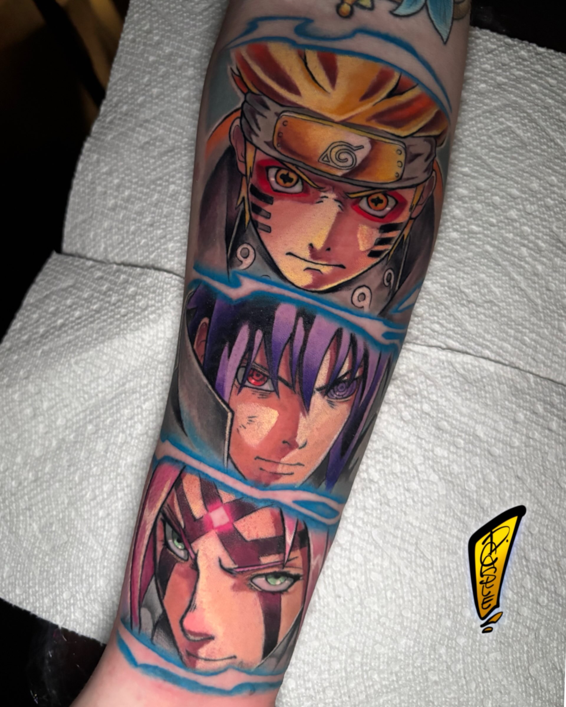 Tattoo by @d.castle.draws — anime
