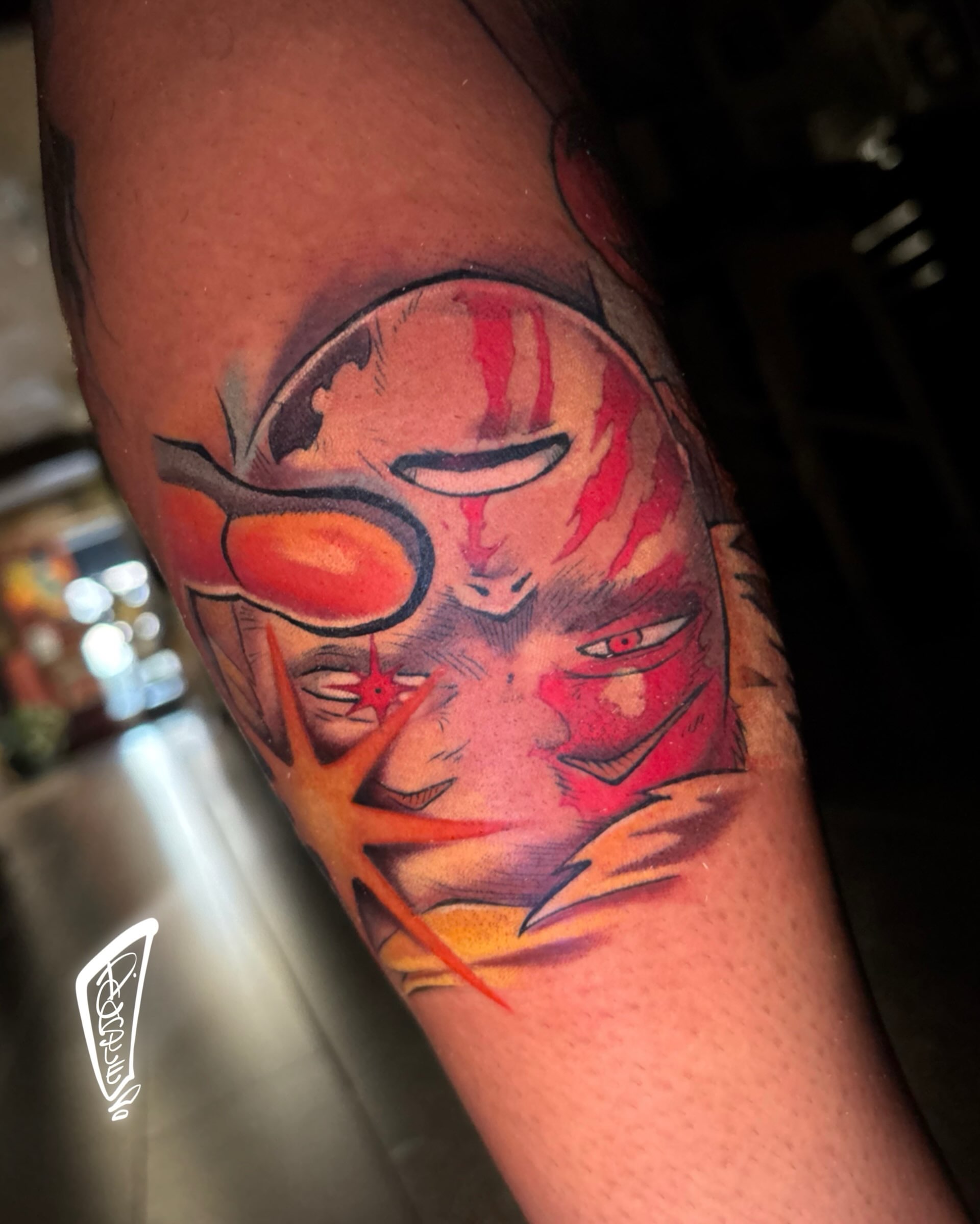 Tattoo by @d.castle.draws — anime
