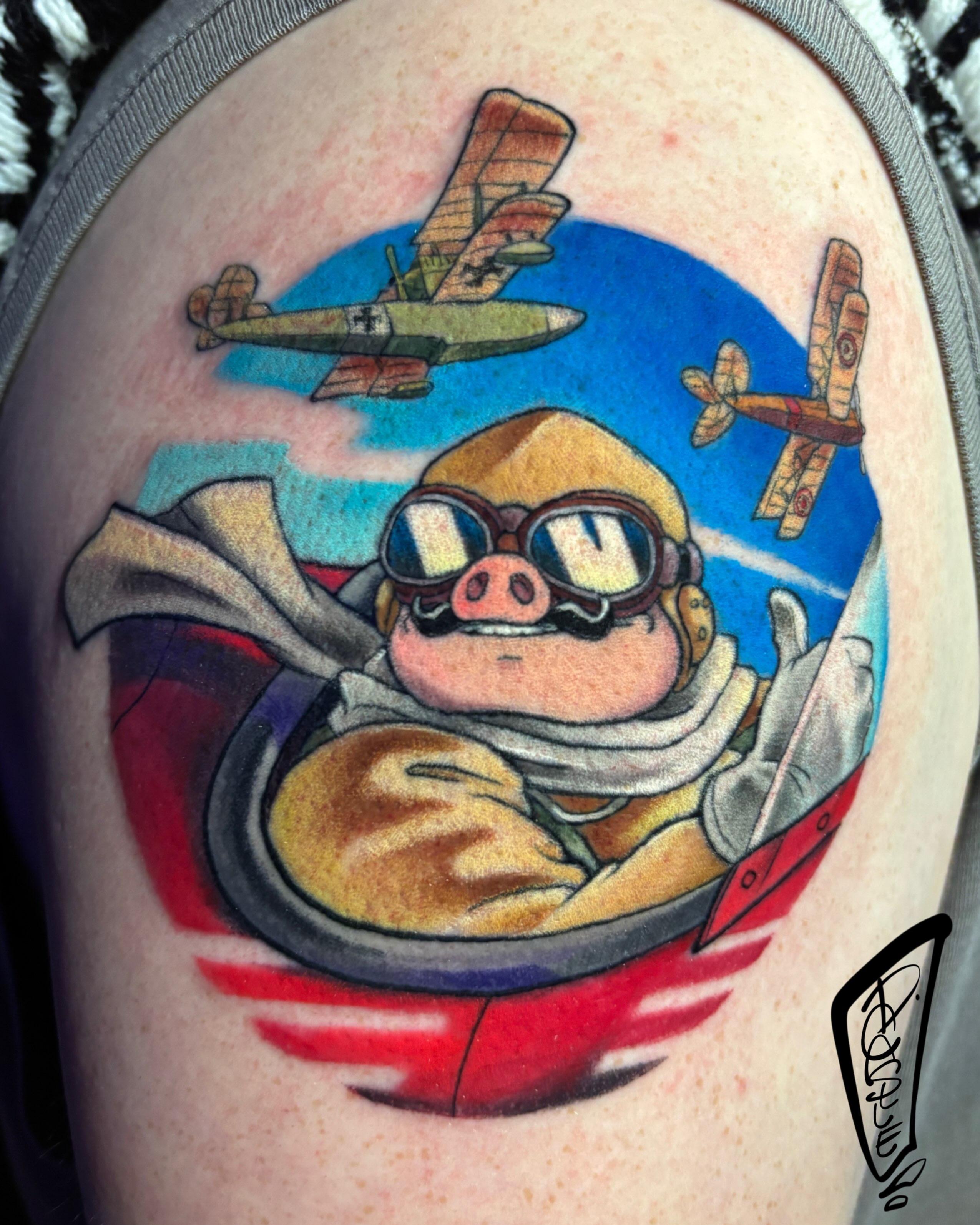 Tattoo by @d.castle.draws — american_traditional, realism